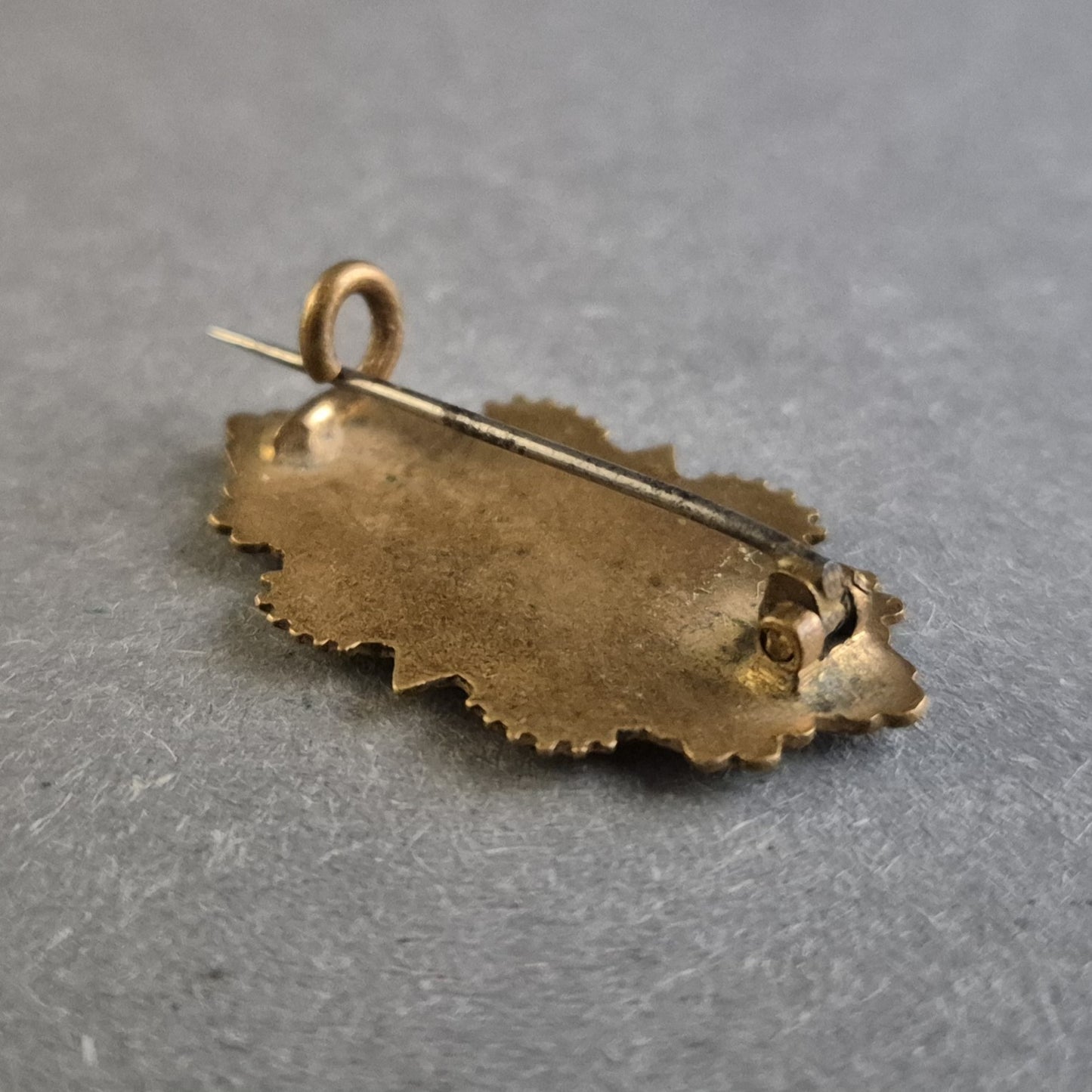 Antike emaillierte Brosche – Filigrane Handwerkskunst im Vintage-Stil