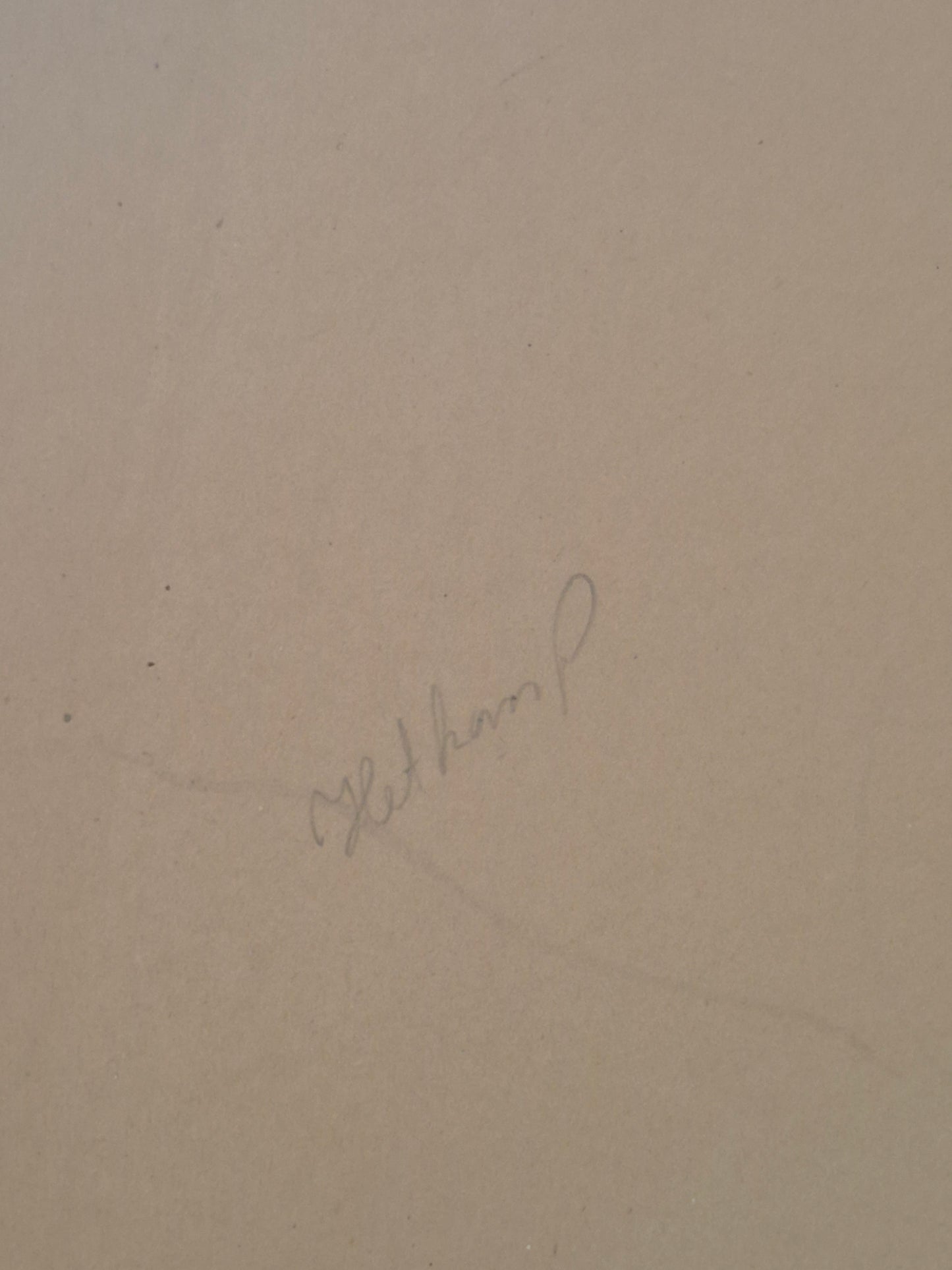 Druckgrafik Lithographie Surrealismus Moderne Gerahmt hinter Glas