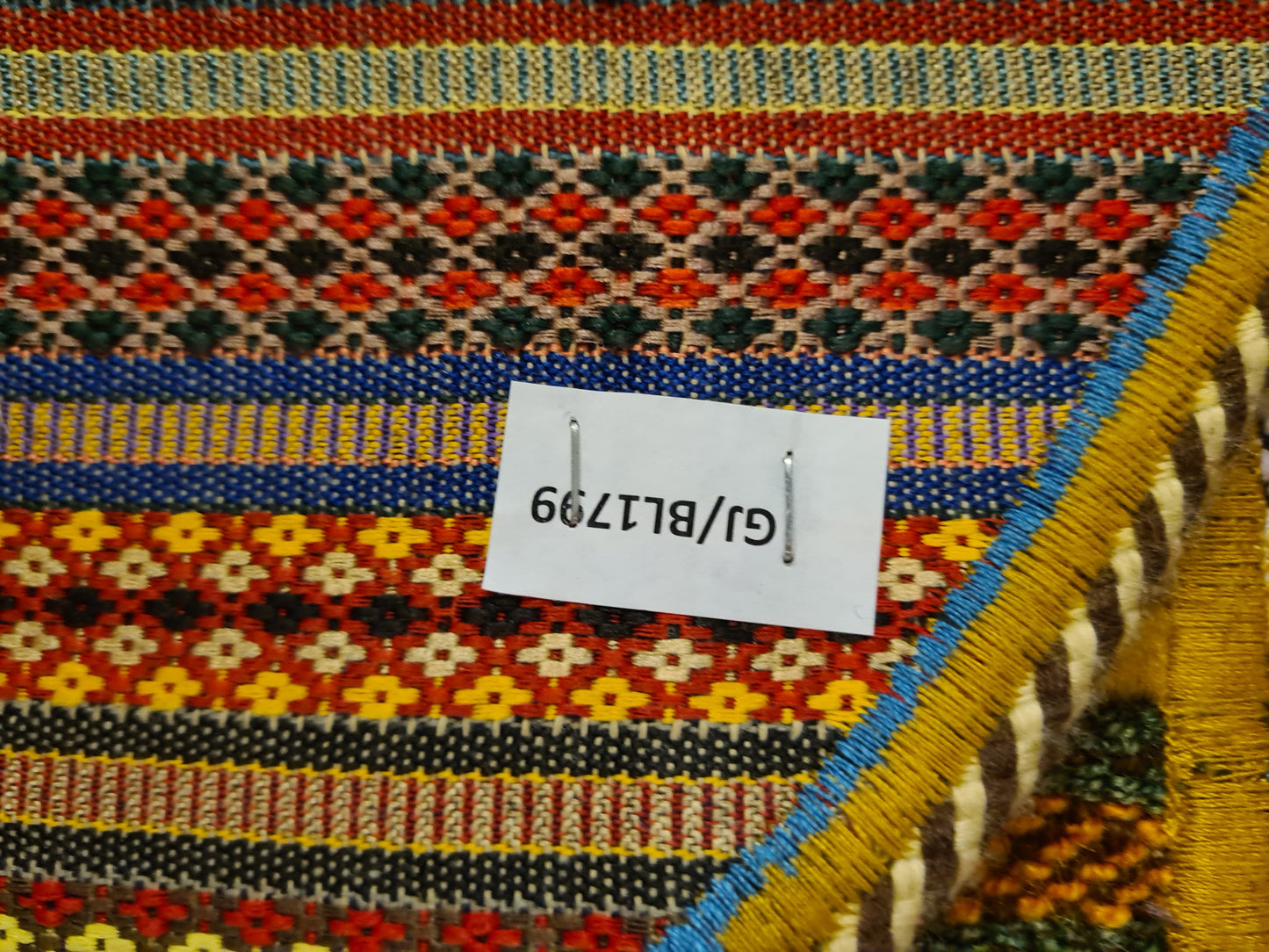 Moderner Handgeknüpfter Orientteppich Kelim Patchwork Teppich 152cm ⌀