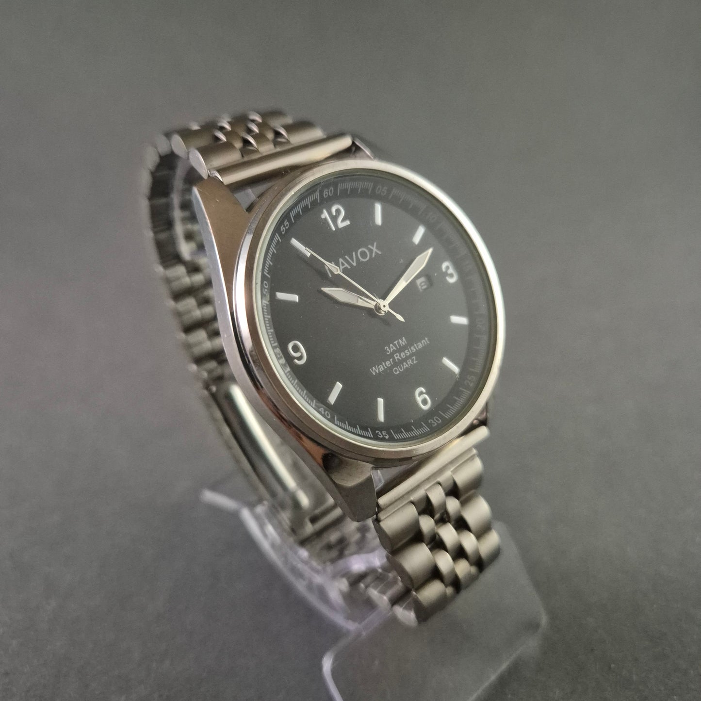 Sportliche JAVOX Herrenarmbanduhr – Robustes Edelstahlgehäuse