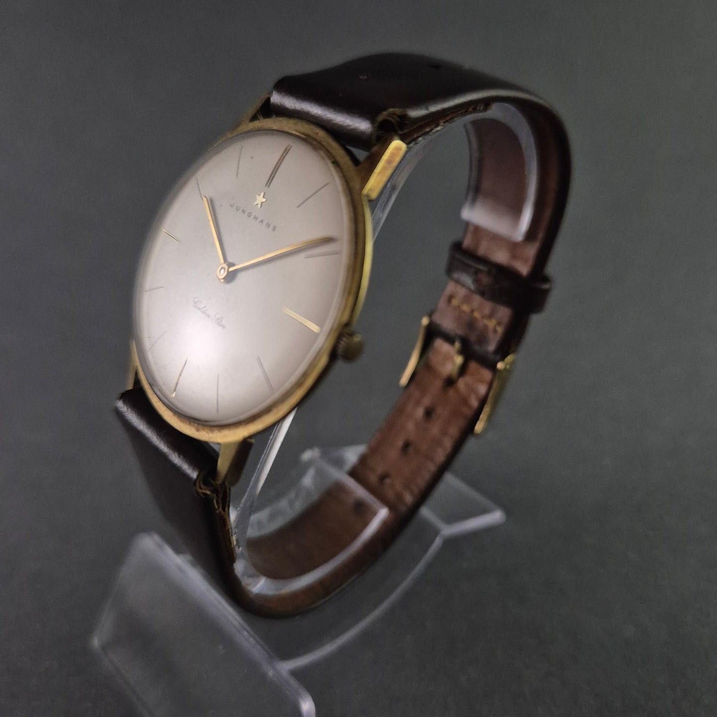 Vintage Junghans Golden Star Herrenarmbanduhr – Klassische Eleganz