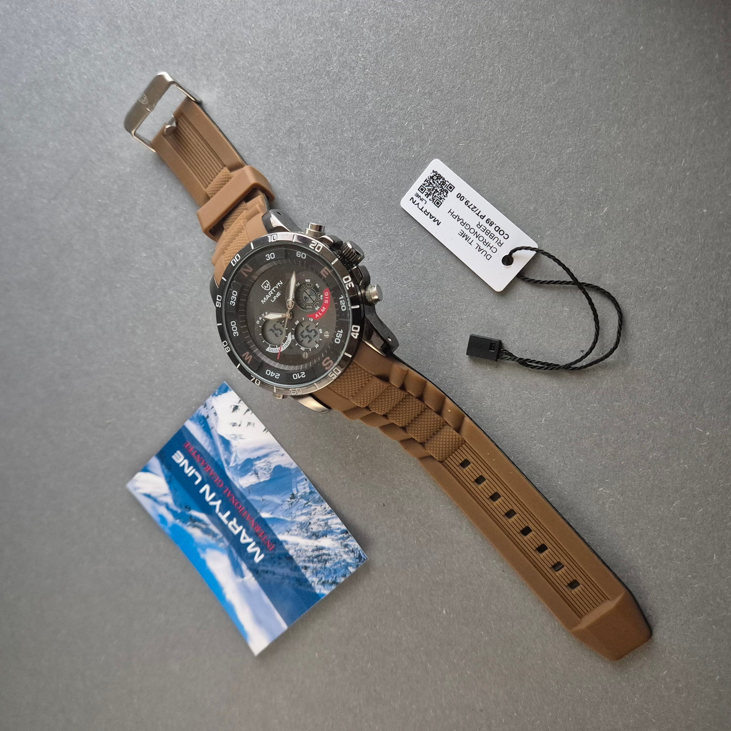 Martyn Line Herrenarmbanduhr Chronograph mit Kompass-Design