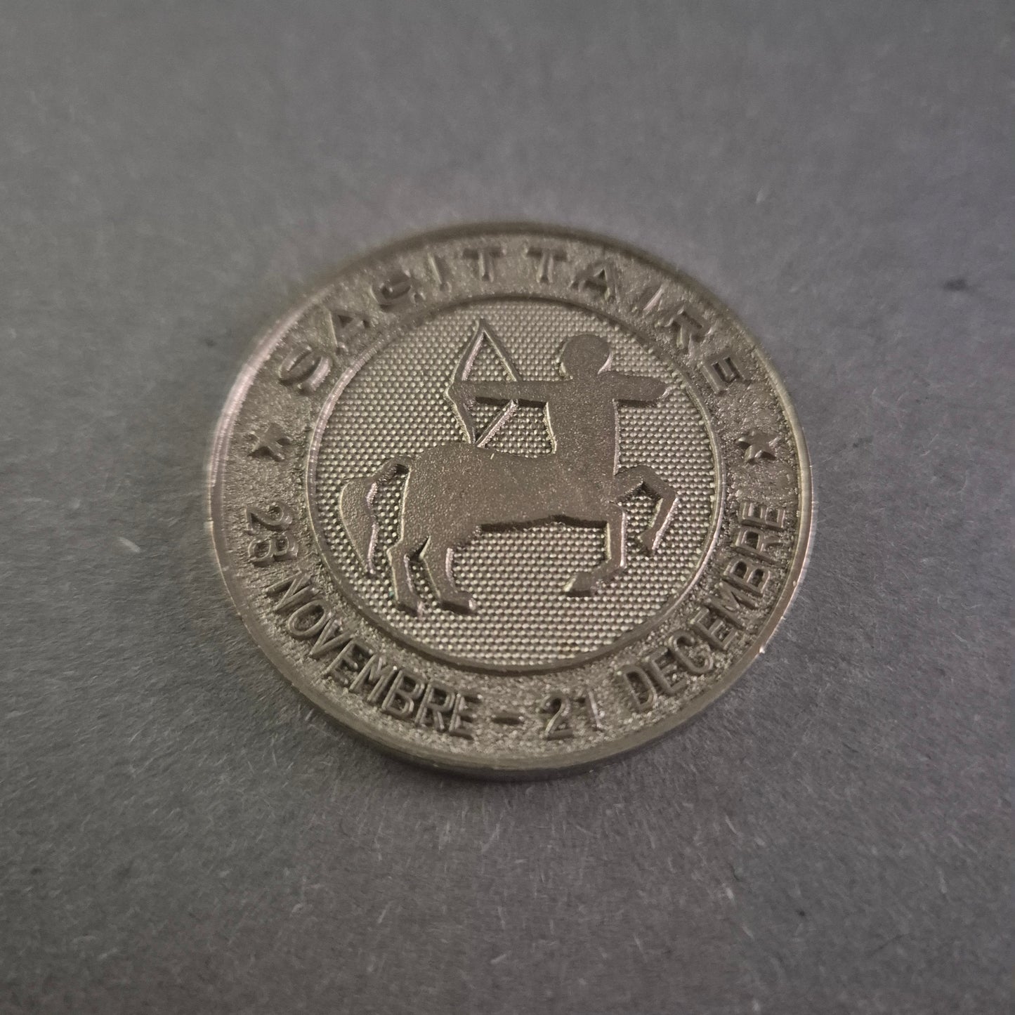 Vintage Sternzeichen-Medaille „Schütze“ – Sammlerstück aus Deutschland