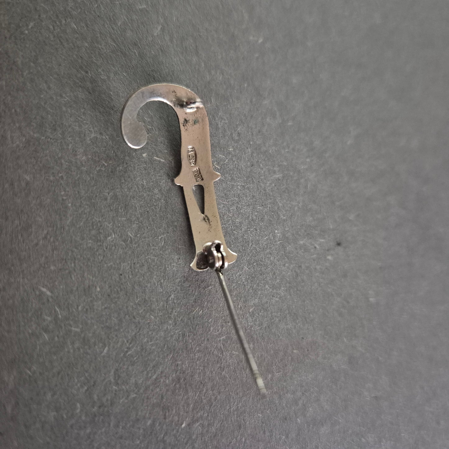 Vintage Buchstaben-Anhänger "J" aus 835er Silber – Elegantes Monogramm