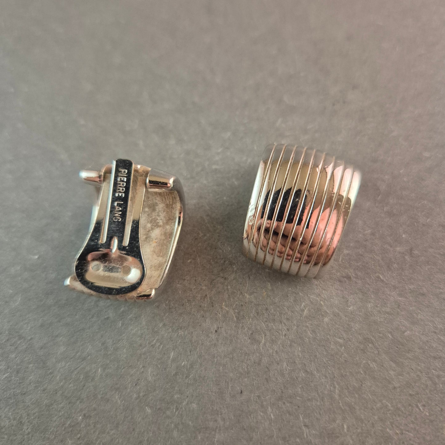 Pierre Lang Vintage-Clip-Ohrringe in Silberoptik