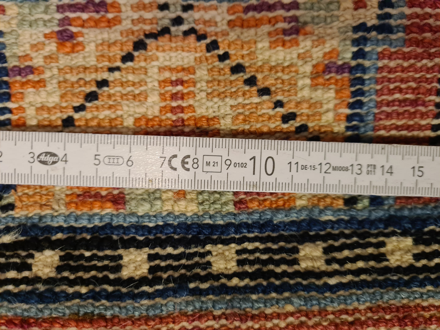 2er Set Handgeknüpft Orientteppich China Teppich art déco 60x60cm