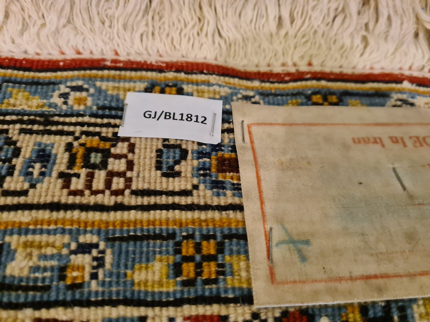 Perserteppich Orientteppich Handgeknüpfter Teppich Ghoum 70x60cm