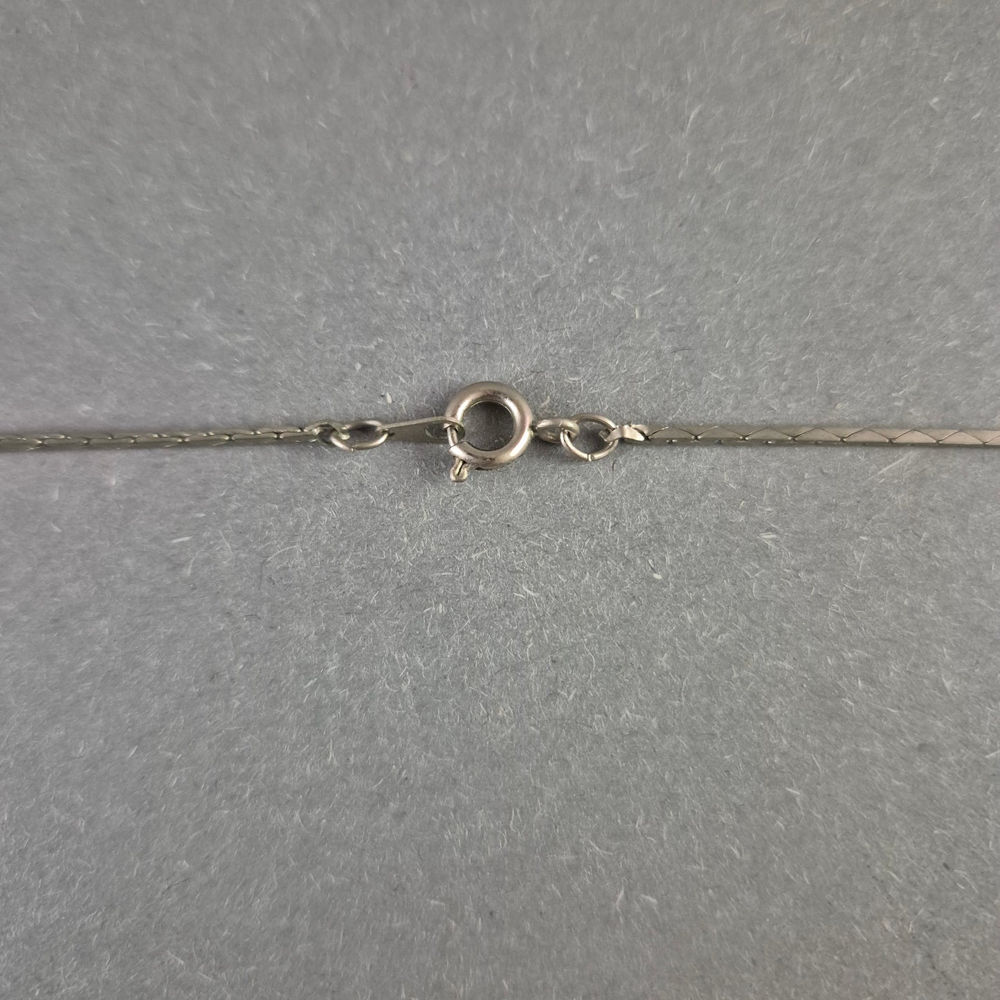 Feine Vintage-Halskette aus Silber – Zarte Struktur für eleganten Look