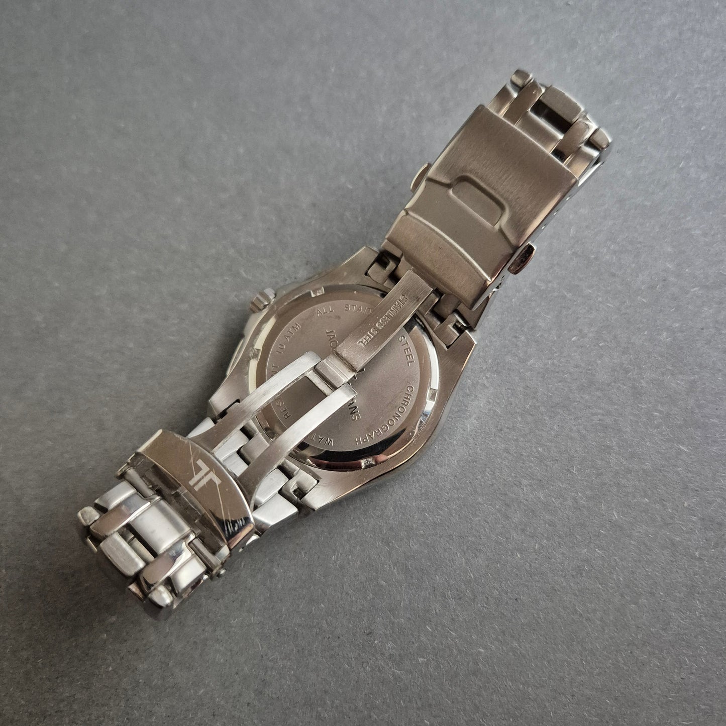 Jacques Lemans Uhr Herrenarmbanduhr Edelstahl-Chronograph