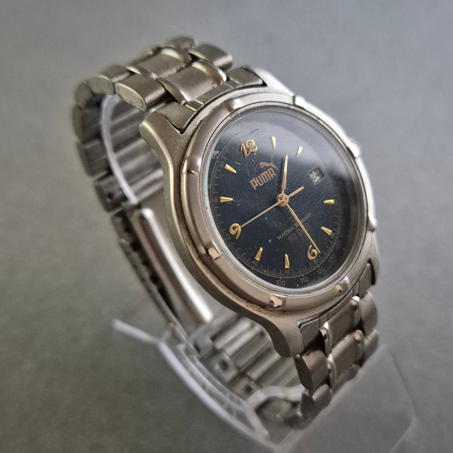 Uhr Herrenarmbanduhr Puma – Klassischer Chronograph mit Datumsanzeige