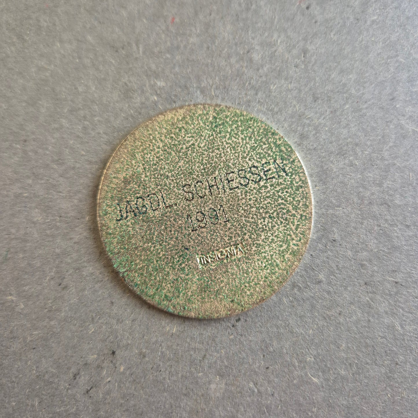 Erinnerungsmedaille Jagdschießen 1991 – Jägerverein Büllingen