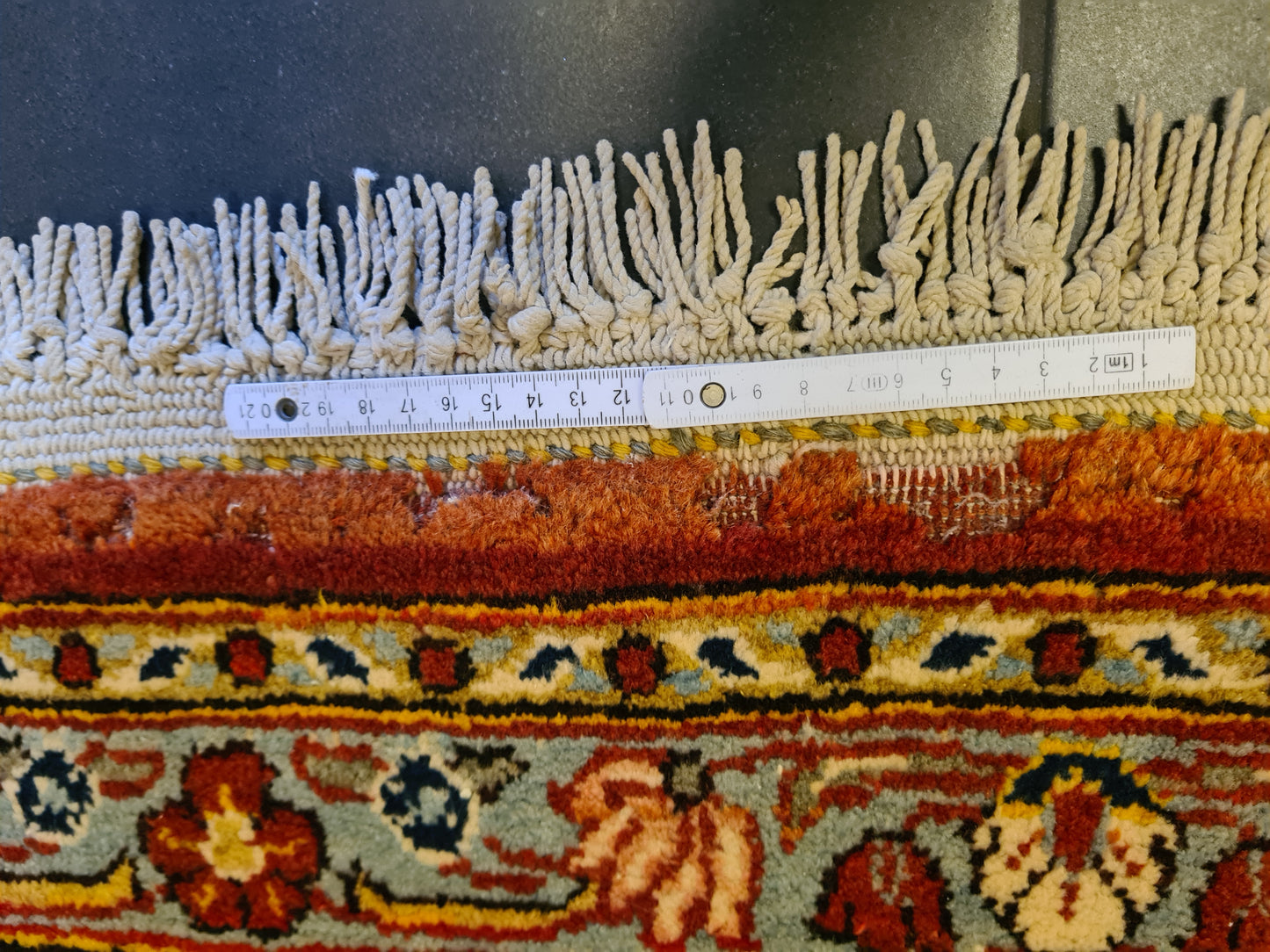 Perserteppich Orientteppich Handgeknüpfter Teppich Ghoum 381x308cm