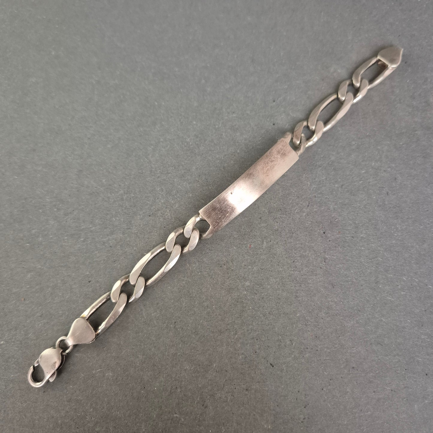 925er Silberarmband mit Gravurplatte – Massiv & personalisierbar, 40 g