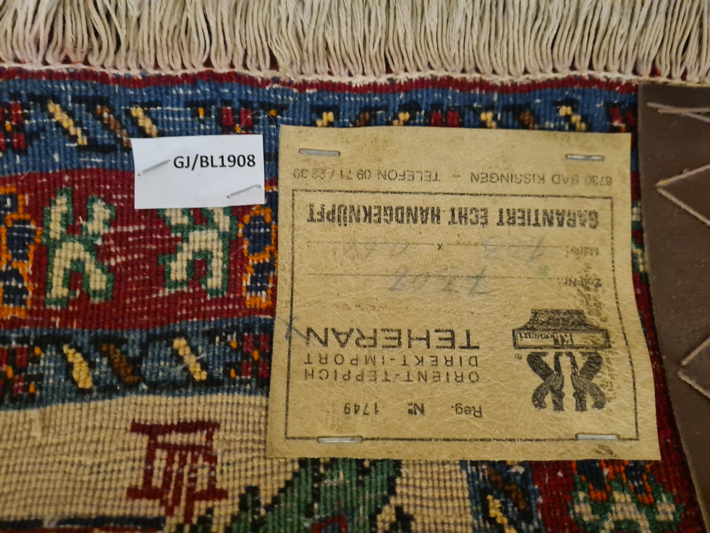 Perserteppich Orientteppich Handgeknüpfter Teppich Malaya 110x71cm