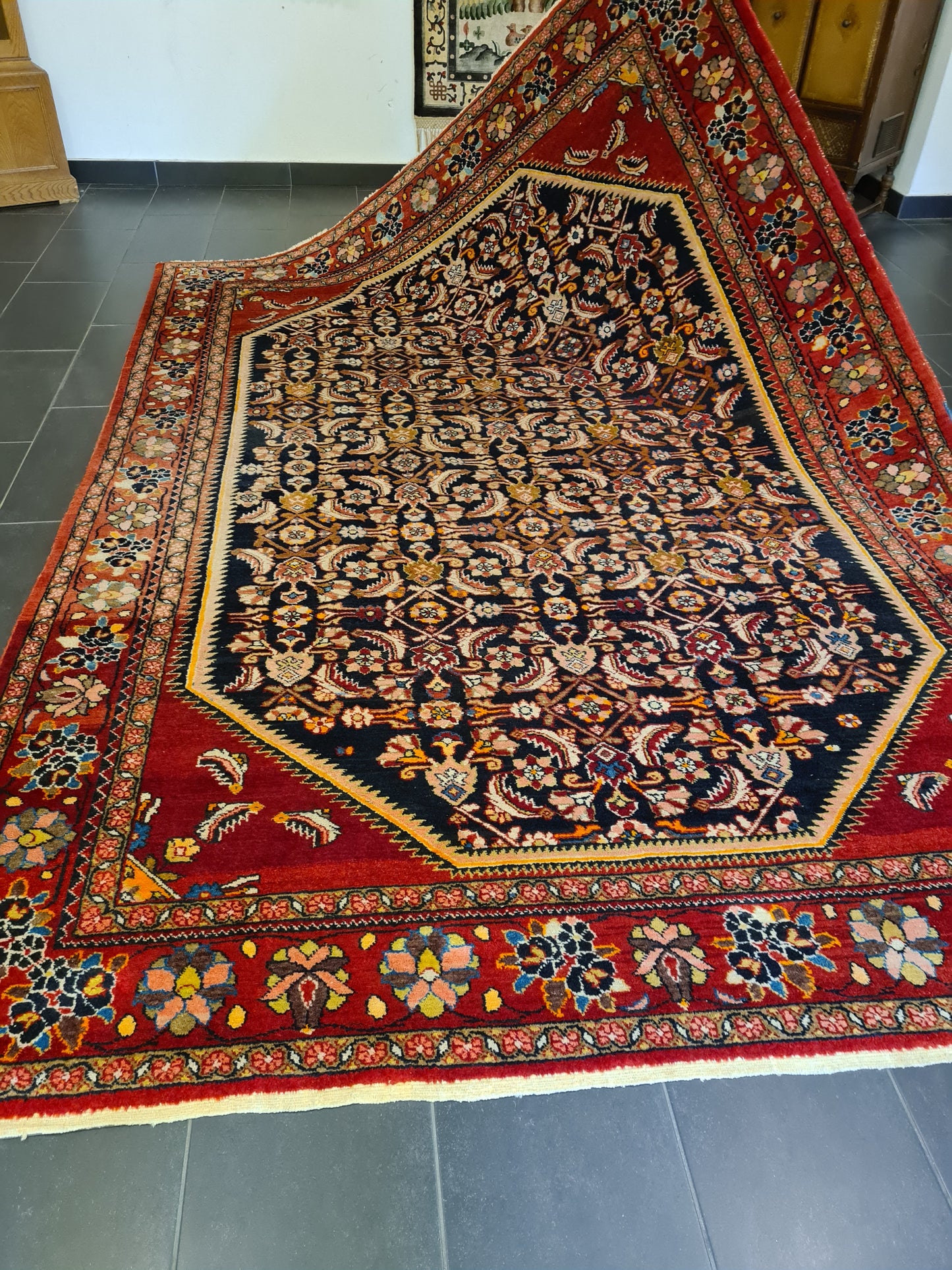 Orientteppich Perserteppich Handgeknüpfter Mahal Sarough 325x225cm