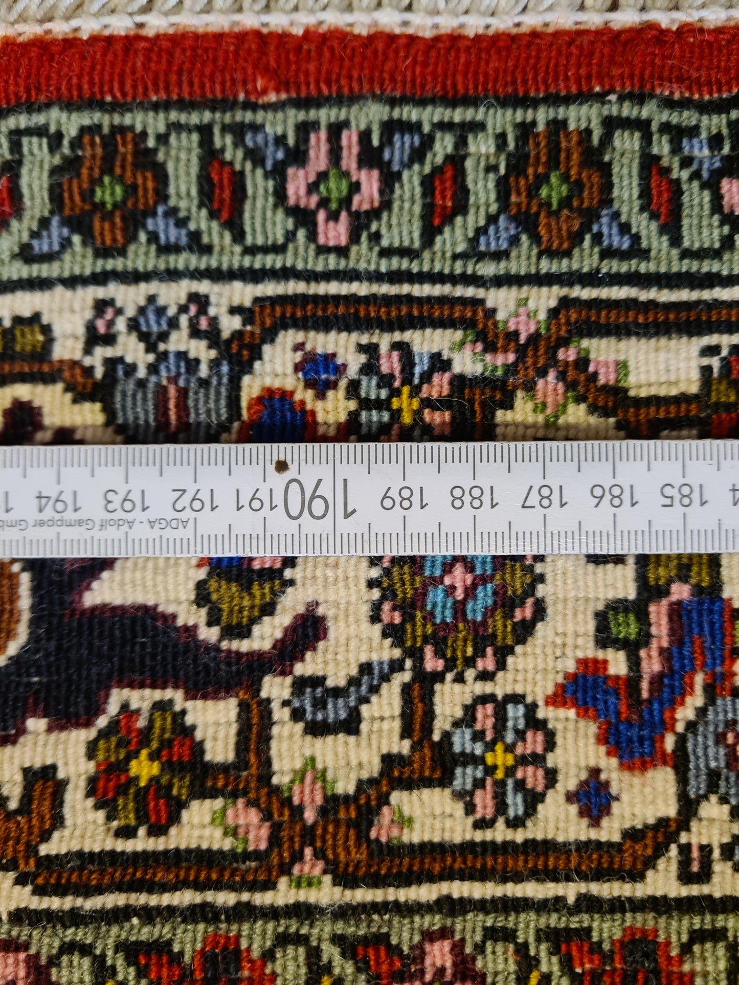 Perserteppich Orientteppich Handgeknüpfter Teppich Bidjar 167x115cm