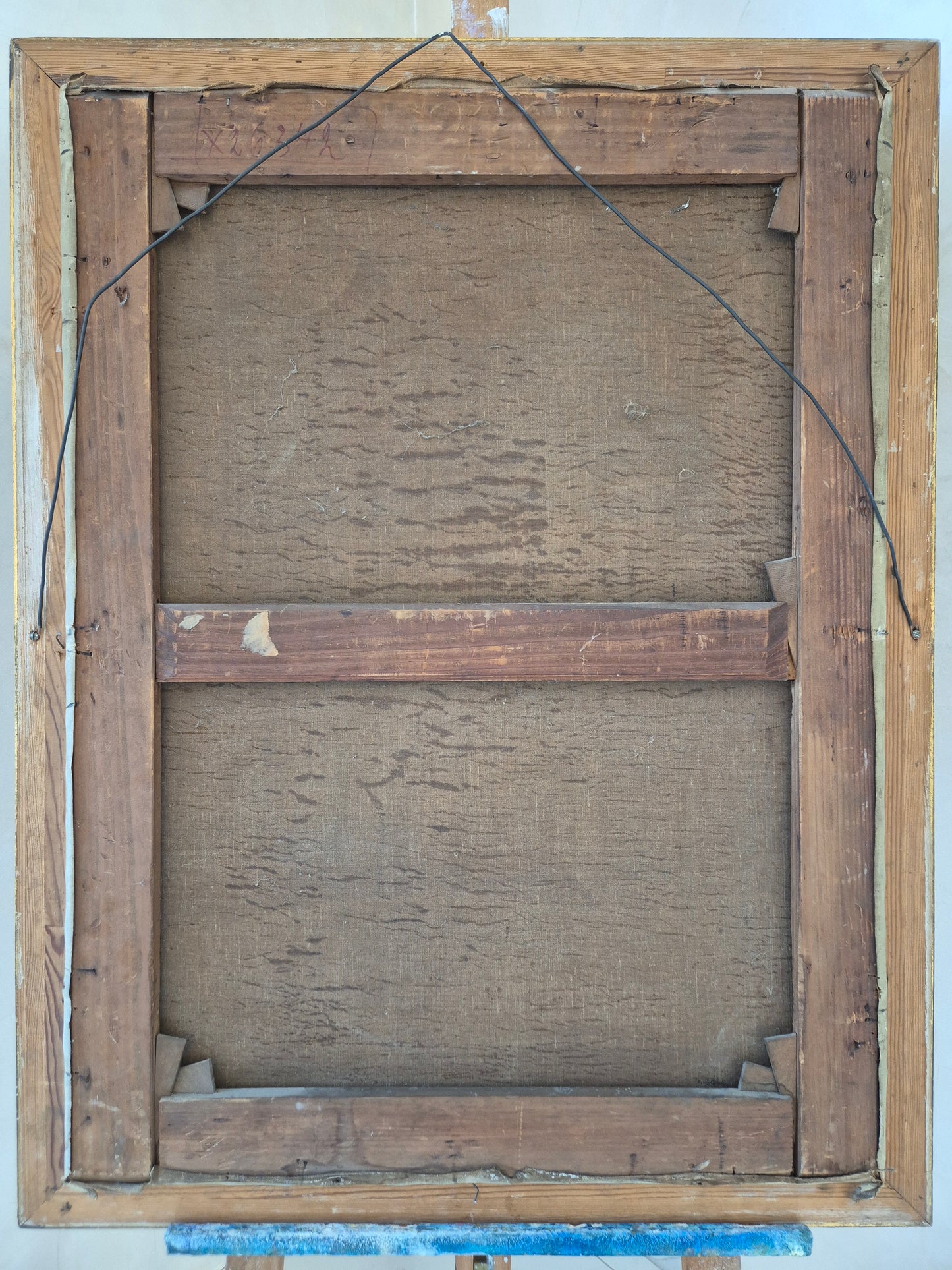 Theodor Groll (1857-1913) Ölgemälde Interior Kölner Dom 1888 93x73cm