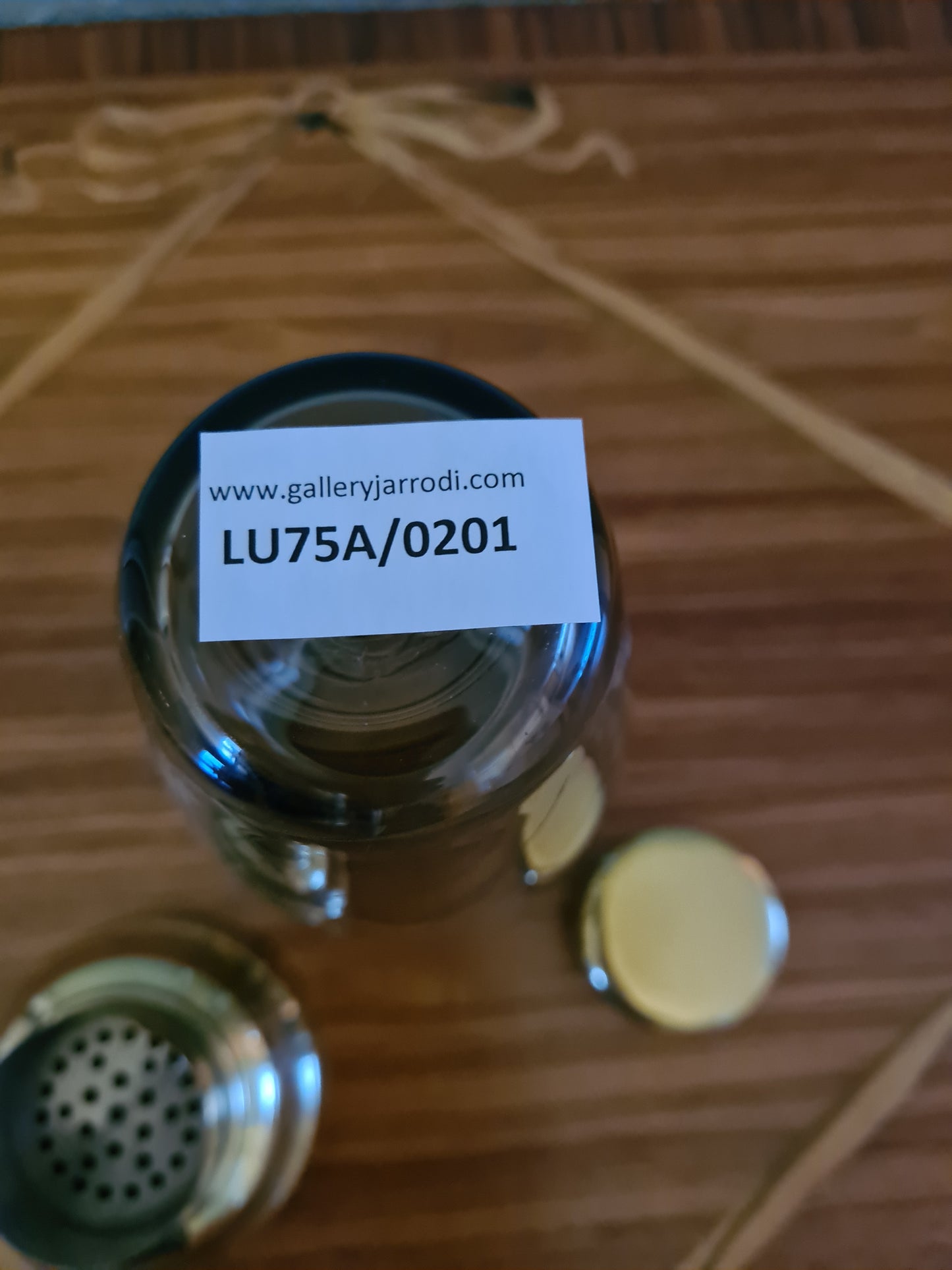 Rautenschliff Shaker Cocktailshaker MID CENTURY Glas 20x8cm