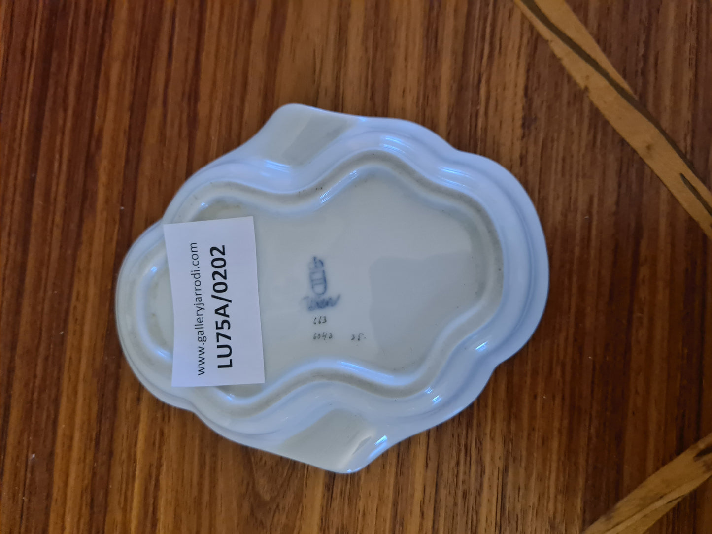 Augarten Wien Aschenbecher Porzellan Schale 11x9cm