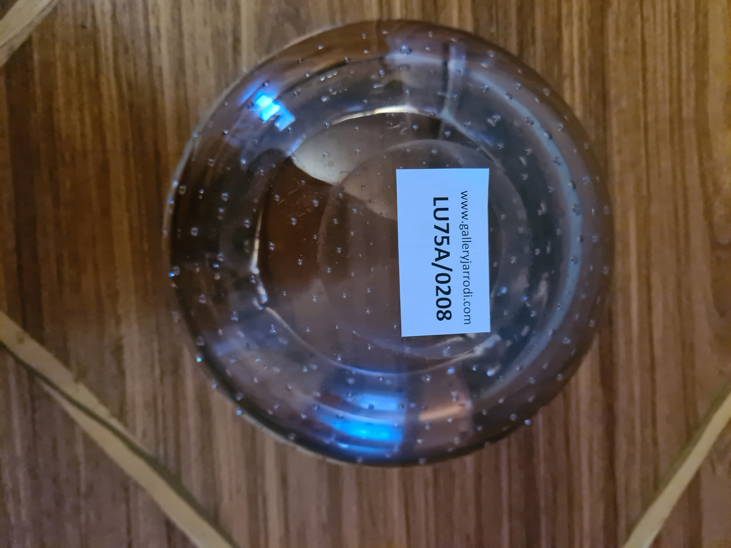 Vintage Murano Glas Schale Aschenbecher Bubbles 13x5cm