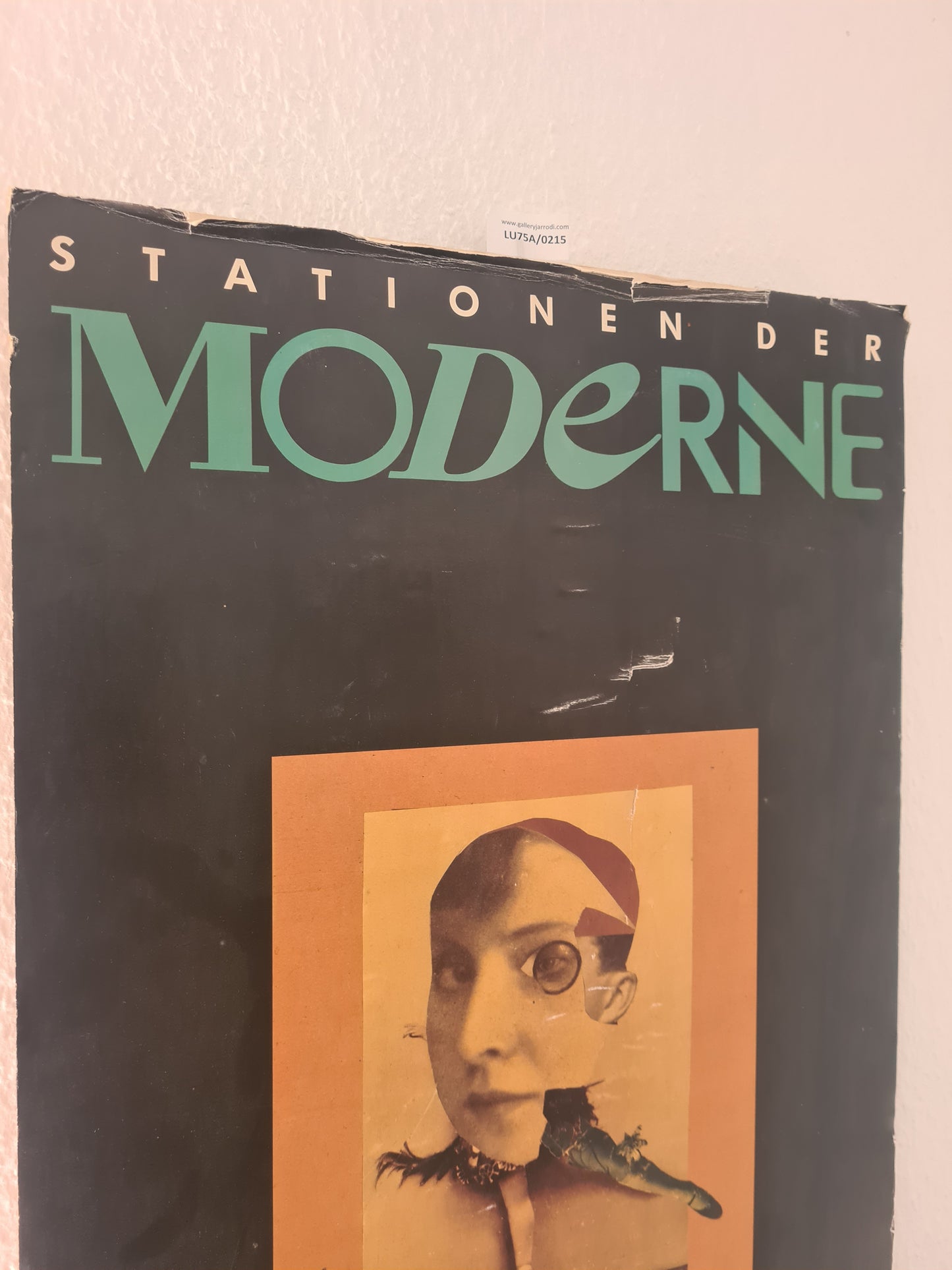 Kunstplakat „Stationen der Moderne – Berlinische Galerie 1988/89“ 60x42cm