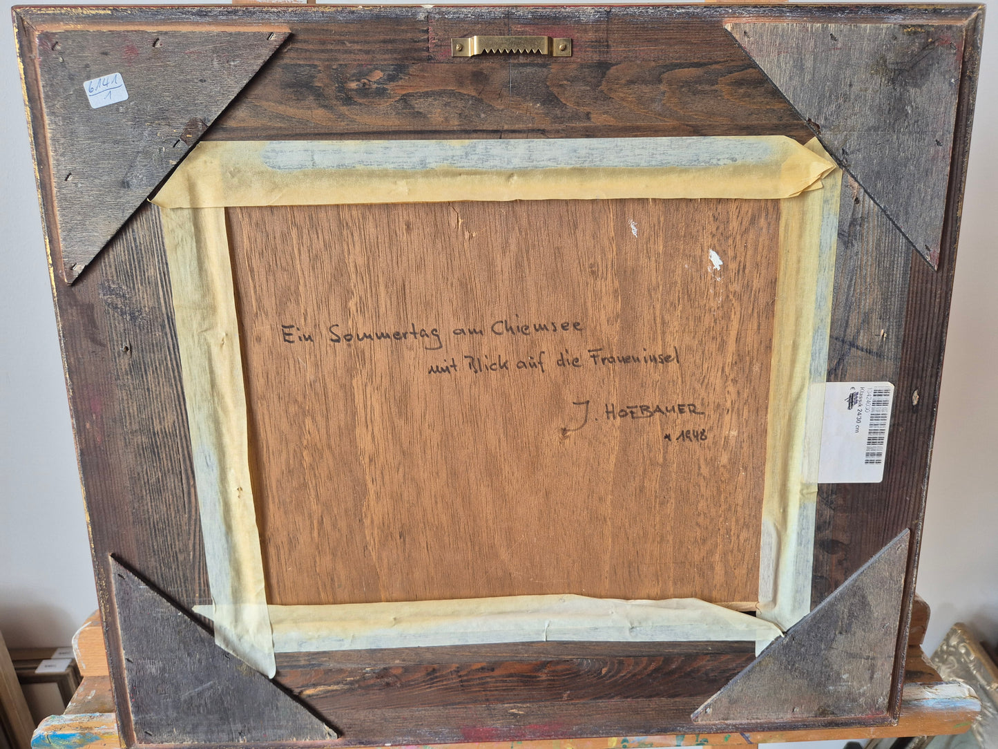 Josef Hofbauer (1907-1998) Ölgemälde Fraueninsel Chiemsee 38x44cm