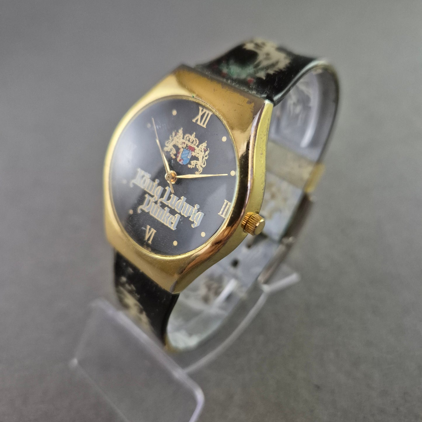 König Ludwig Dunkel Armbanduhr – Bierwerbung im klassischen Stil