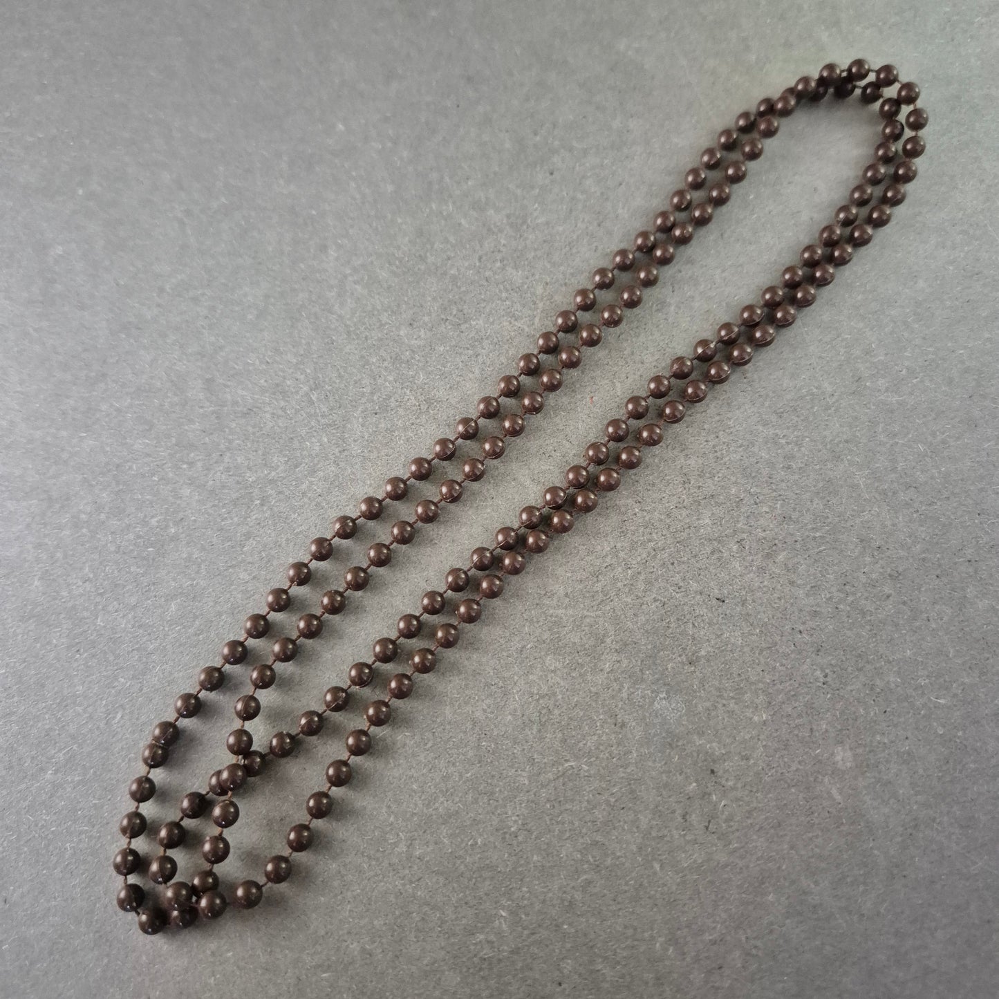 Dunkelbraune Hämatit Halskette – Doppelt gereiht für zeitlose Eleganz
