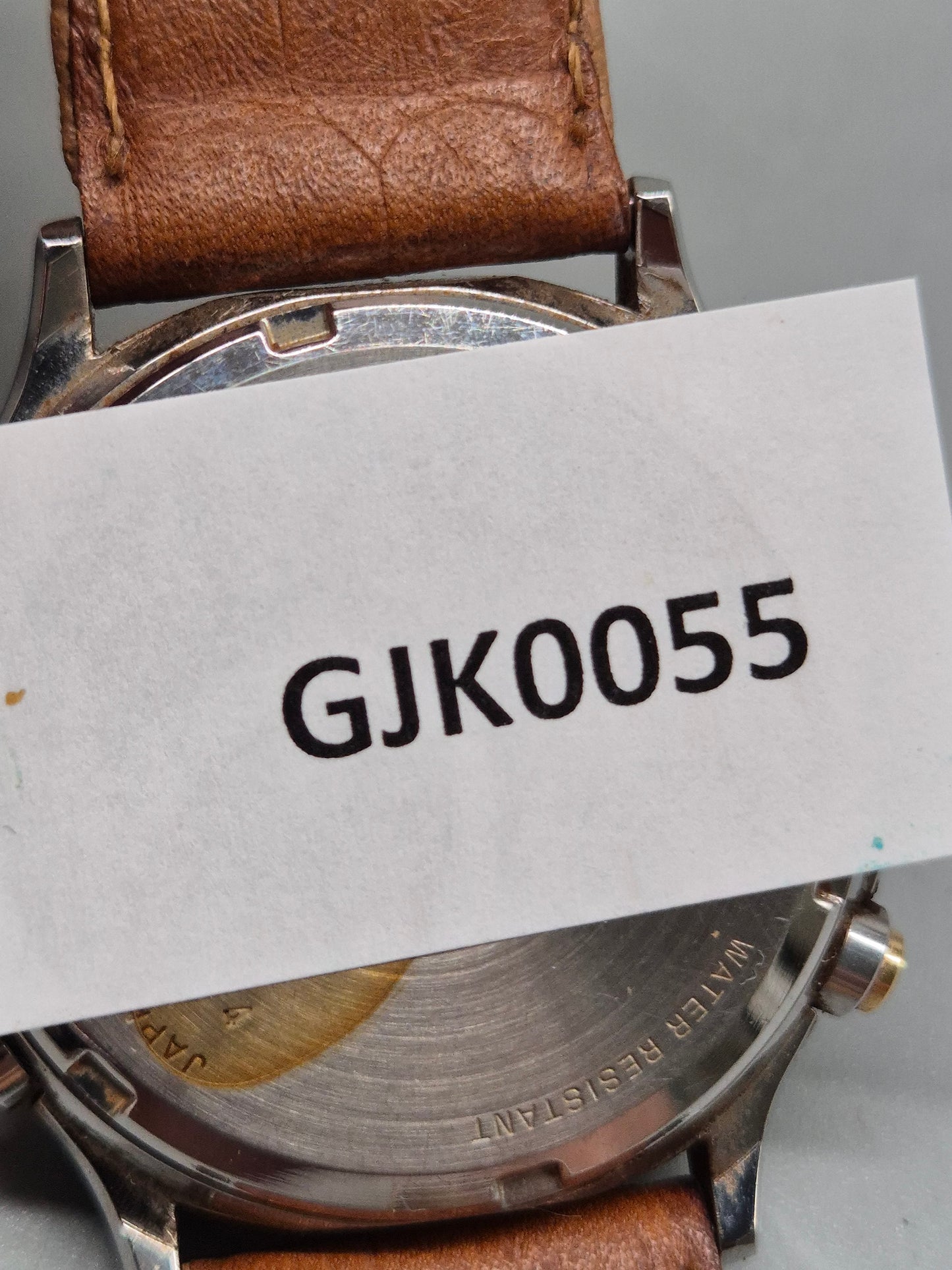Seiko Quartz Chronograph – 7A38‑718L mit Vintage Lederband & Tachymeter