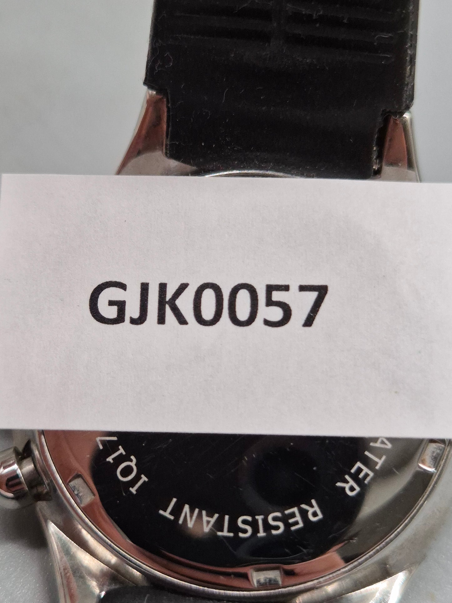 Uhr Danish Design Herren Chronograph Edelstahl schwarzes Kautschukband