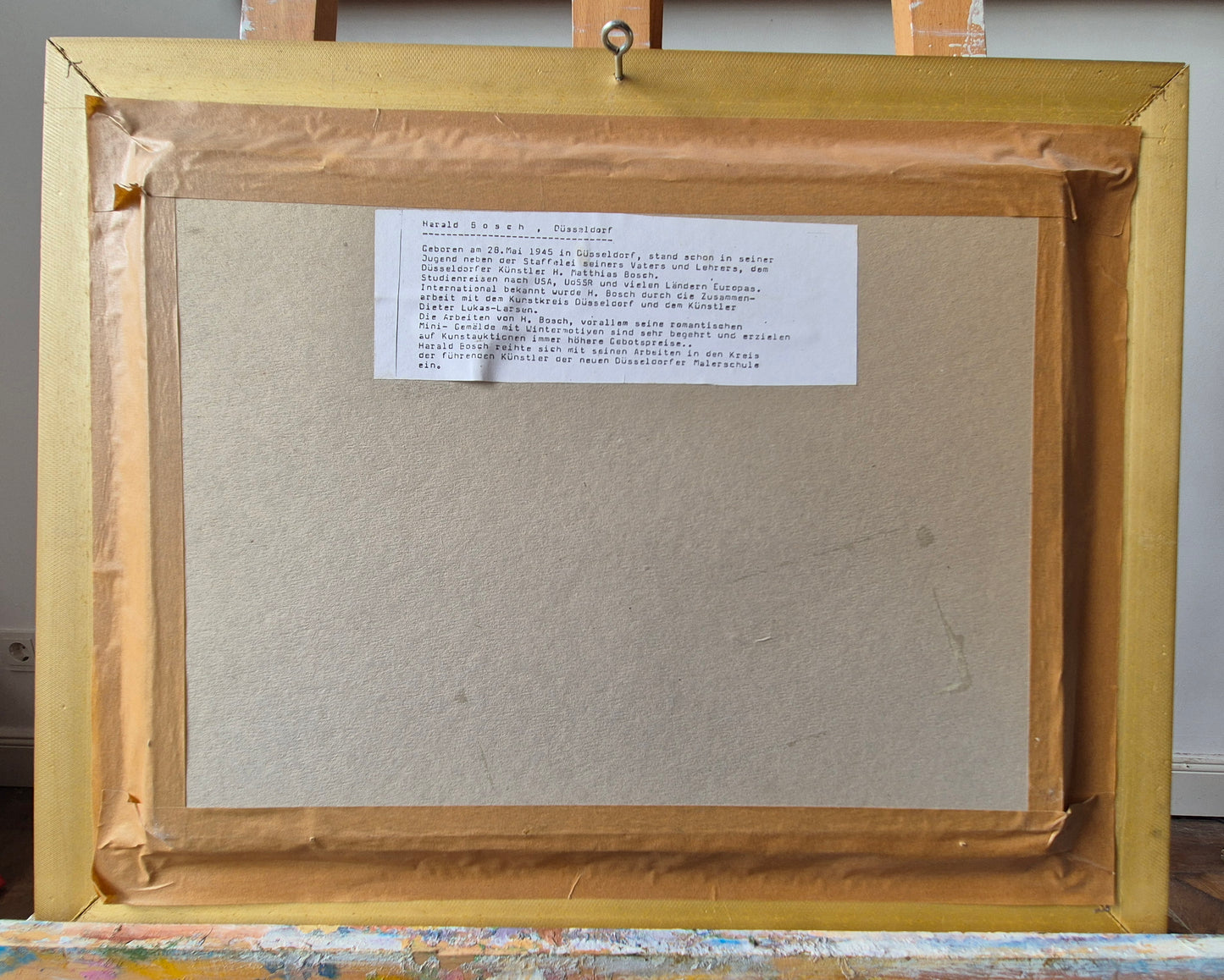 Harald Gosch (geb. 1945) Ölgemälde Sankt Martins Zug Köln 41x51 cm