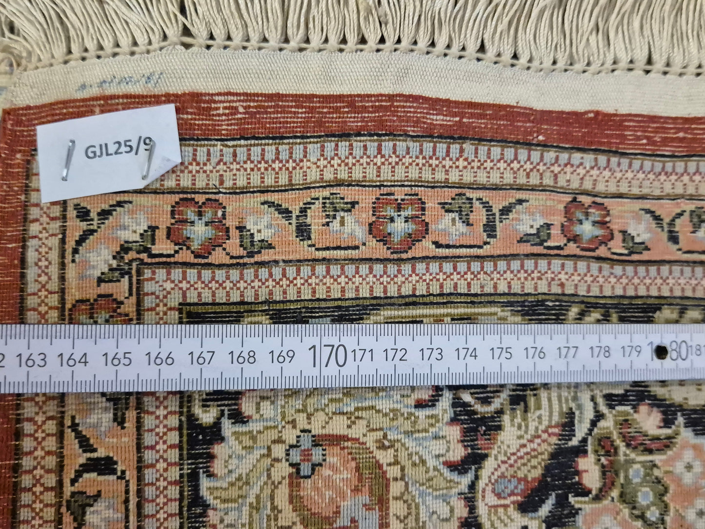 Ghom Teppich Seide auf Seide figürliche Darstellung feine Knüpfung