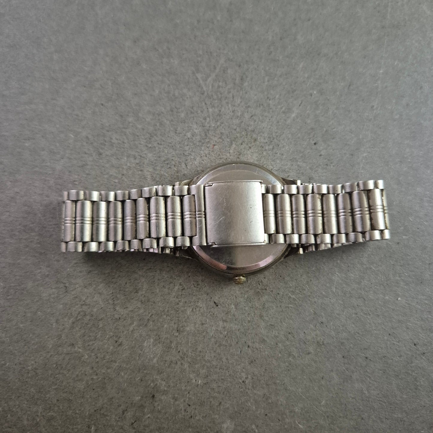 Adora Herren Uhr mit Schwarzem Zifferblatt und Edelstahlarmband