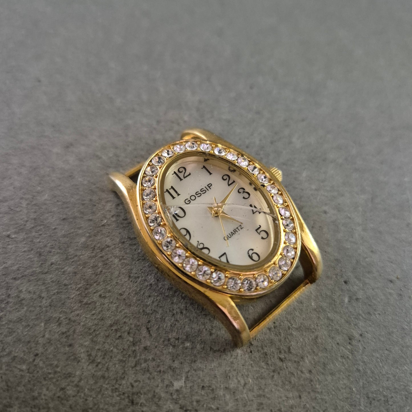 Gossip Damen Uhr – Goldfarben mit Strassbesatz