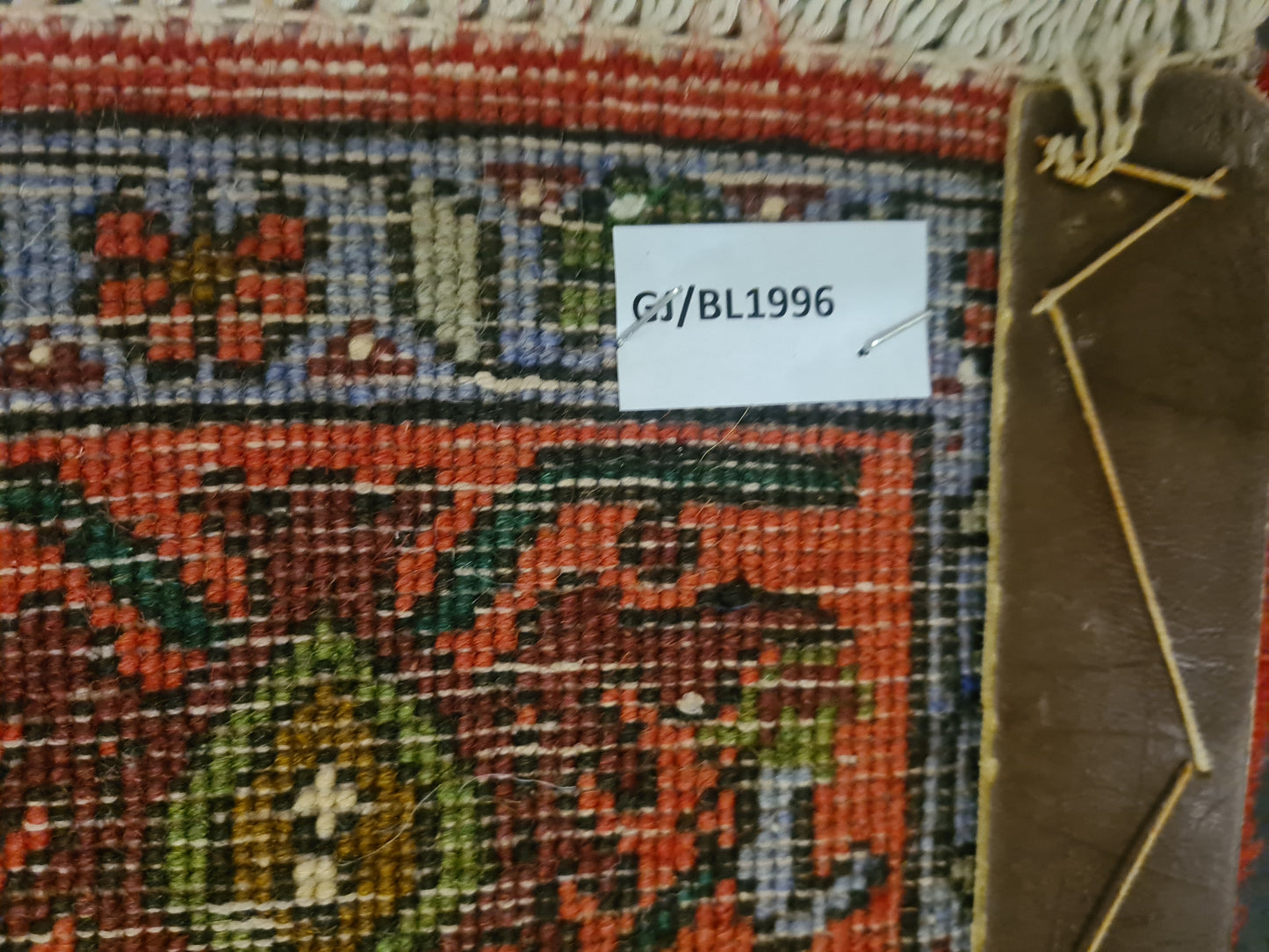 Perserteppich Orientteppich Handgeknüpfter Teppich Senneh Bidjar 140×125 cm