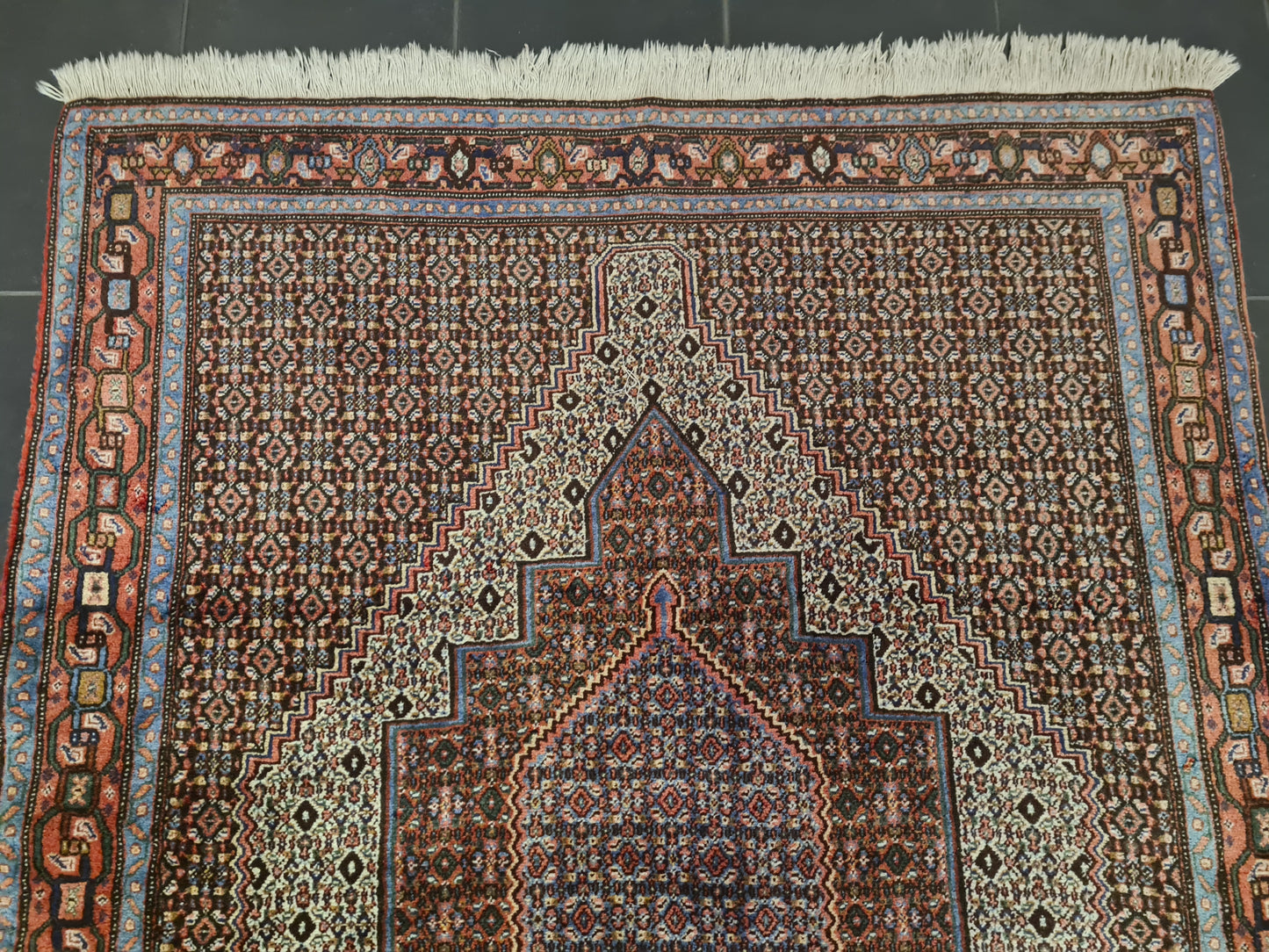 Perserteppich Orientteppich Handgeknüpfter Teppich Bidjar 160x125cm