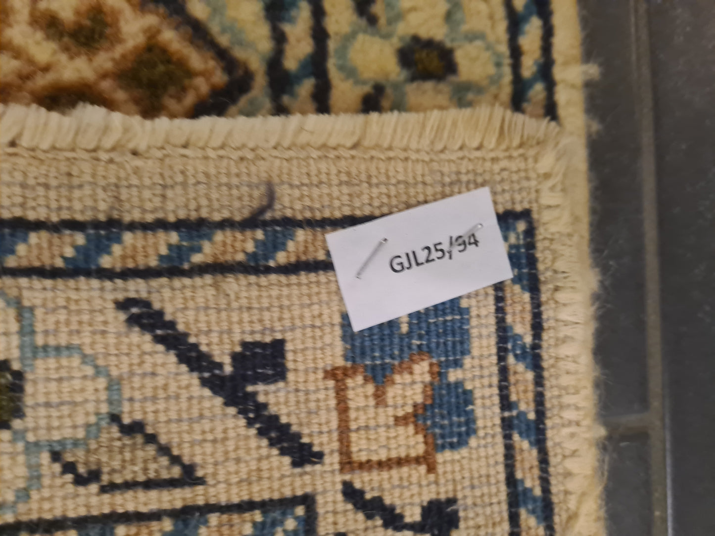 Perserteppich Orientteppich Handgeknüpfter Teppich Nain 130x90cm