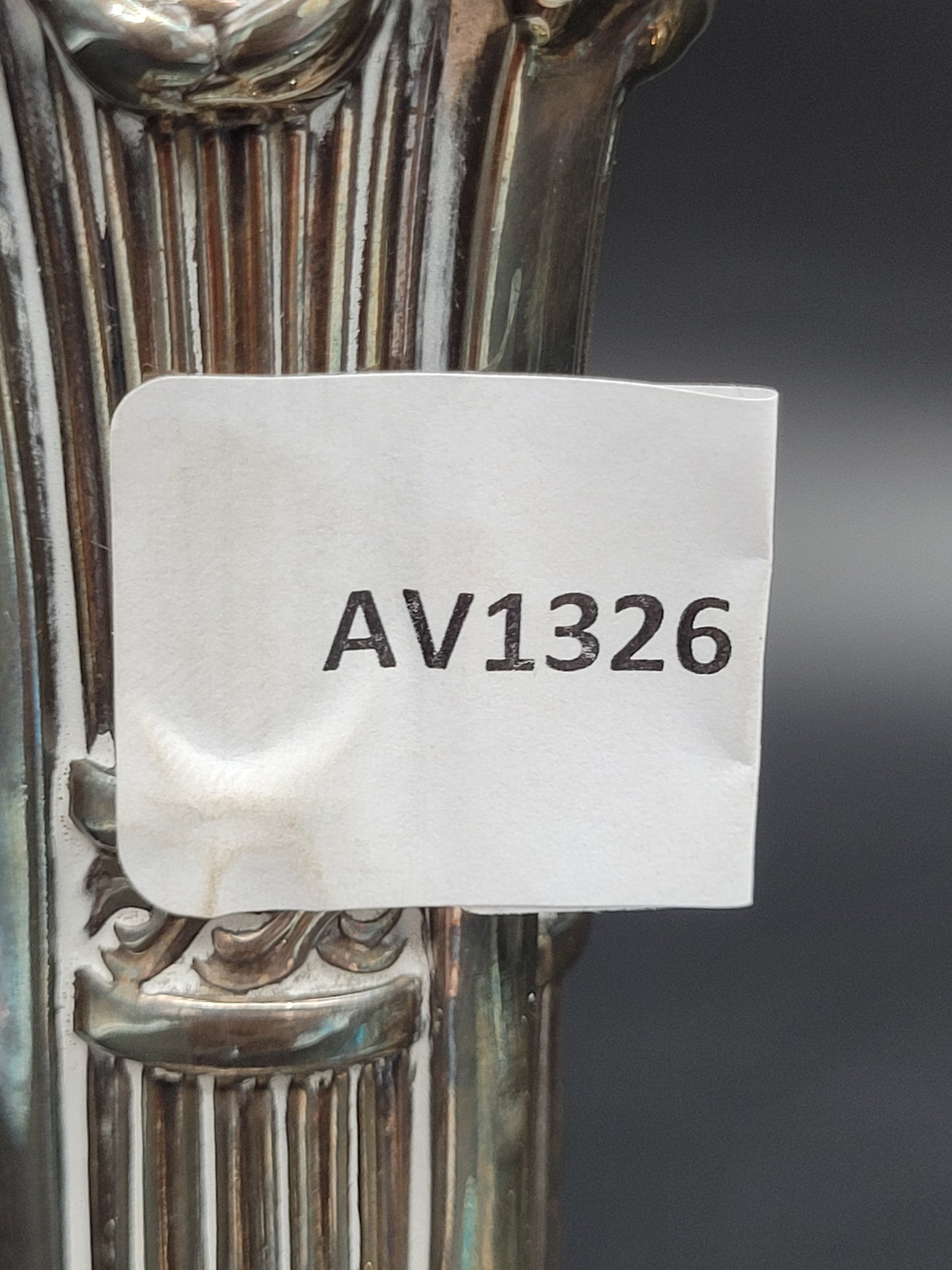 Paar Kerzenständer EPNS Versilbert im Klassischen Stil Englische Meistermarke