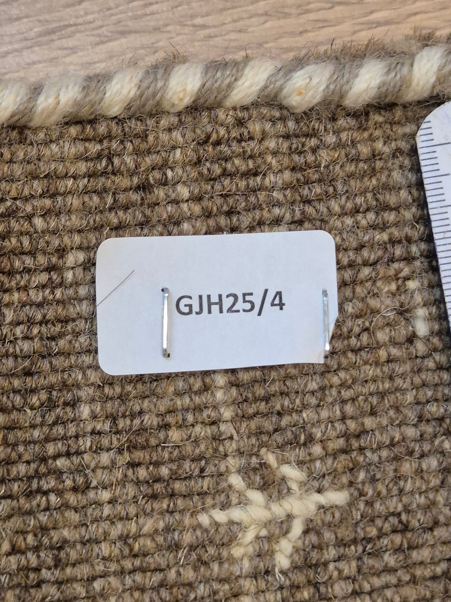 Perser Gabbeh Teppich Schurwolle naturbelassenes Streifenmuster