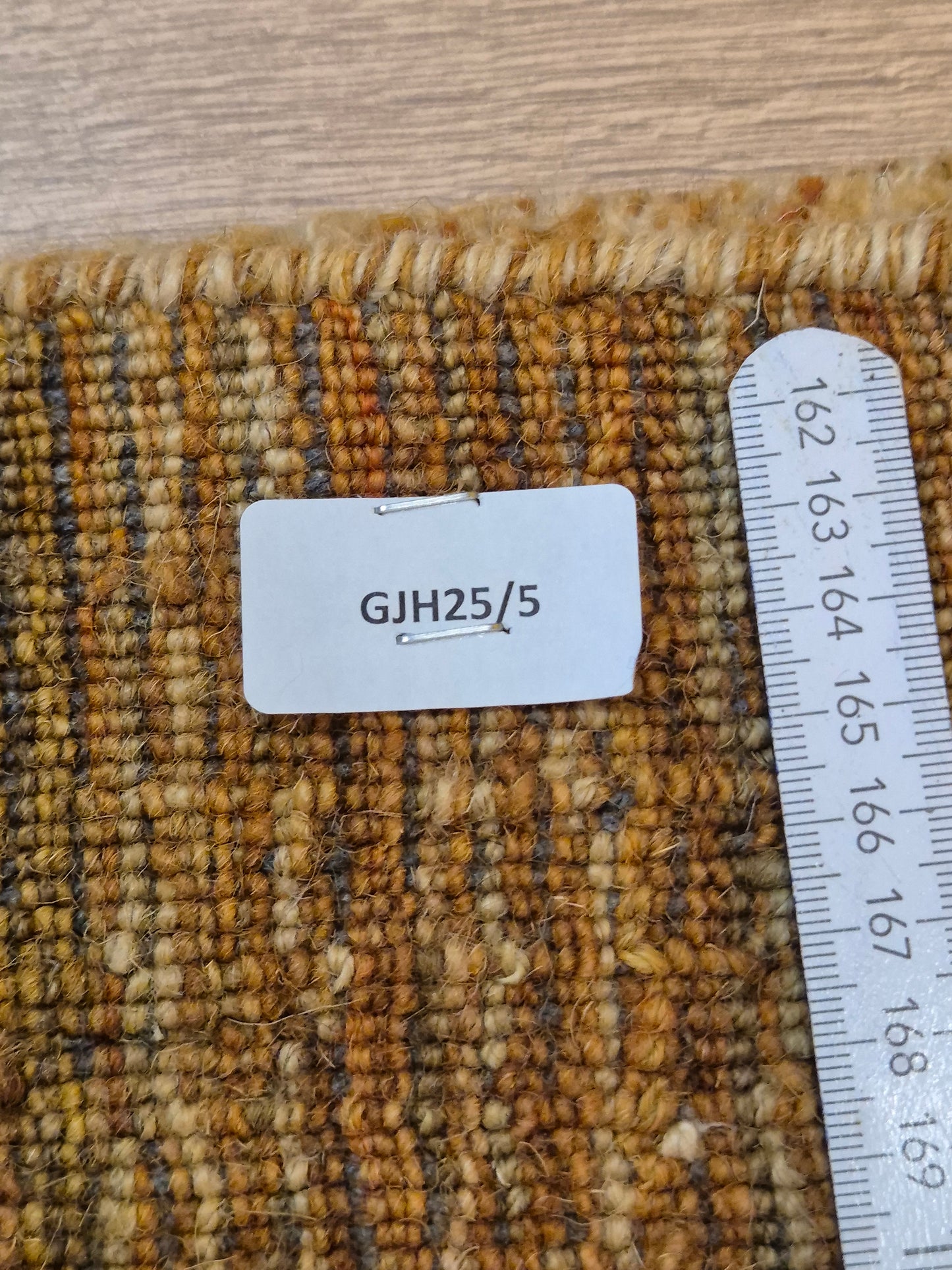 Perser Gabbeh Teppich Schurwolle geometrisches Feldmuster Naturtöne