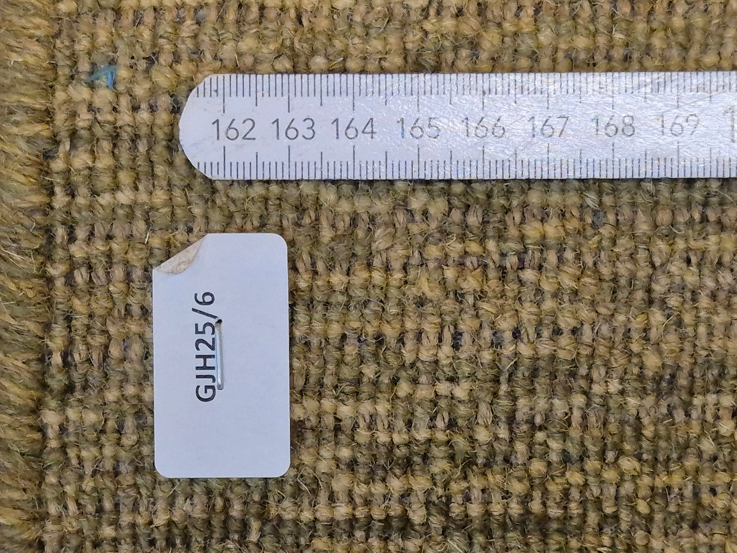 Perser Gabbeh Teppich Schurwolle uni melierte Naturtöne