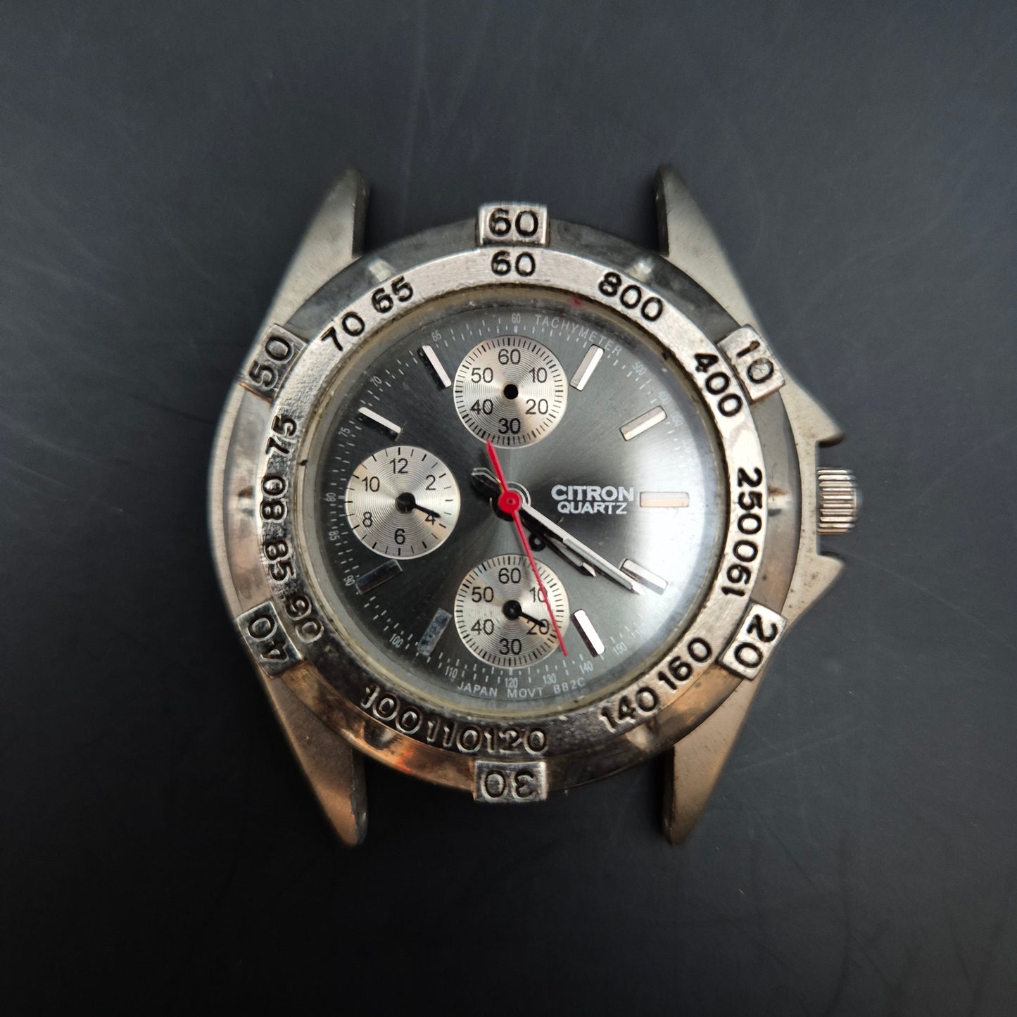 Sportliche Citron Herren Uhr – Chronograph mit Edelstahlgehäuse