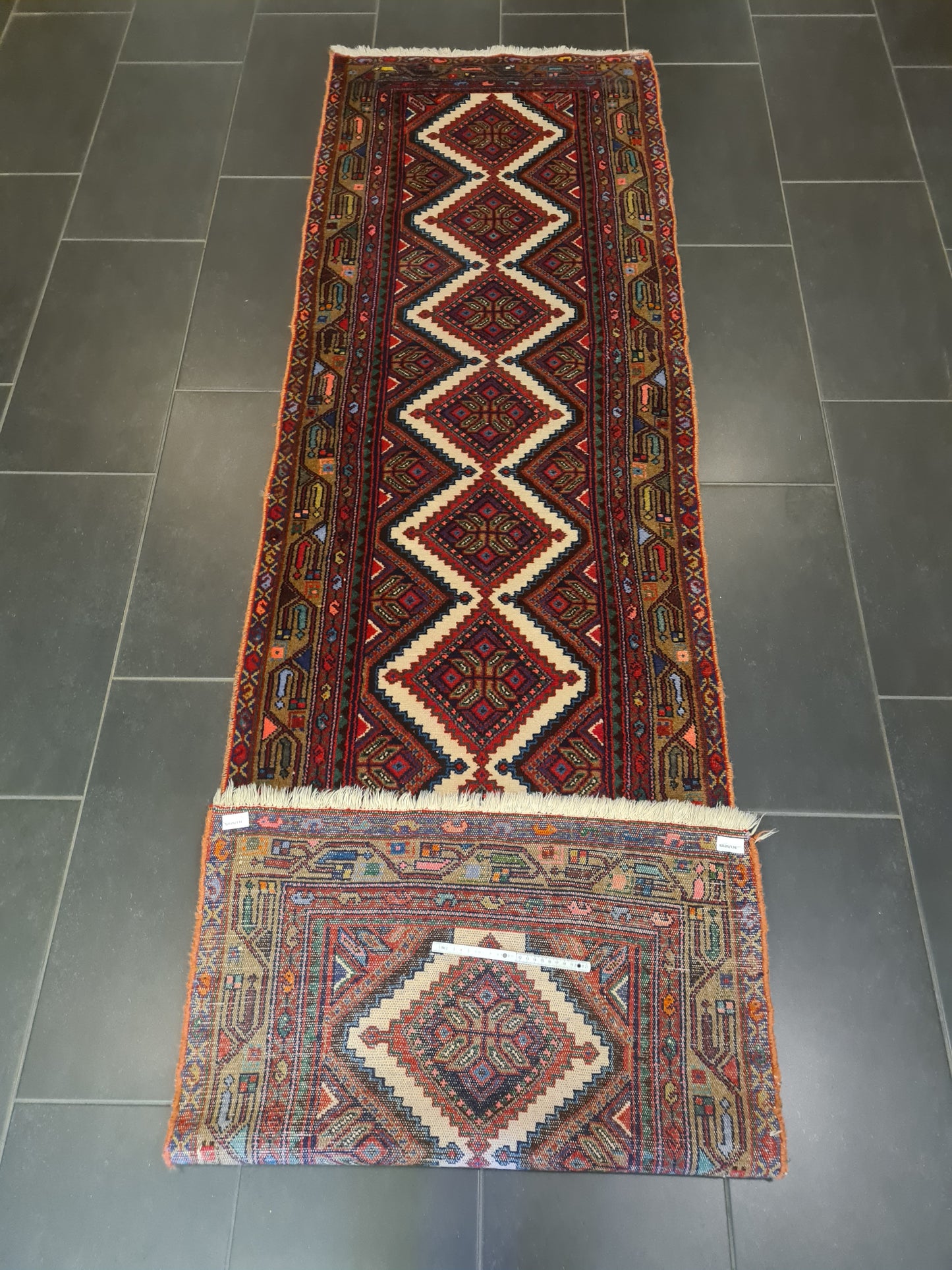 Perserteppich Orientteppich Handgeknüpfter Teppich Malaya 280x80cm