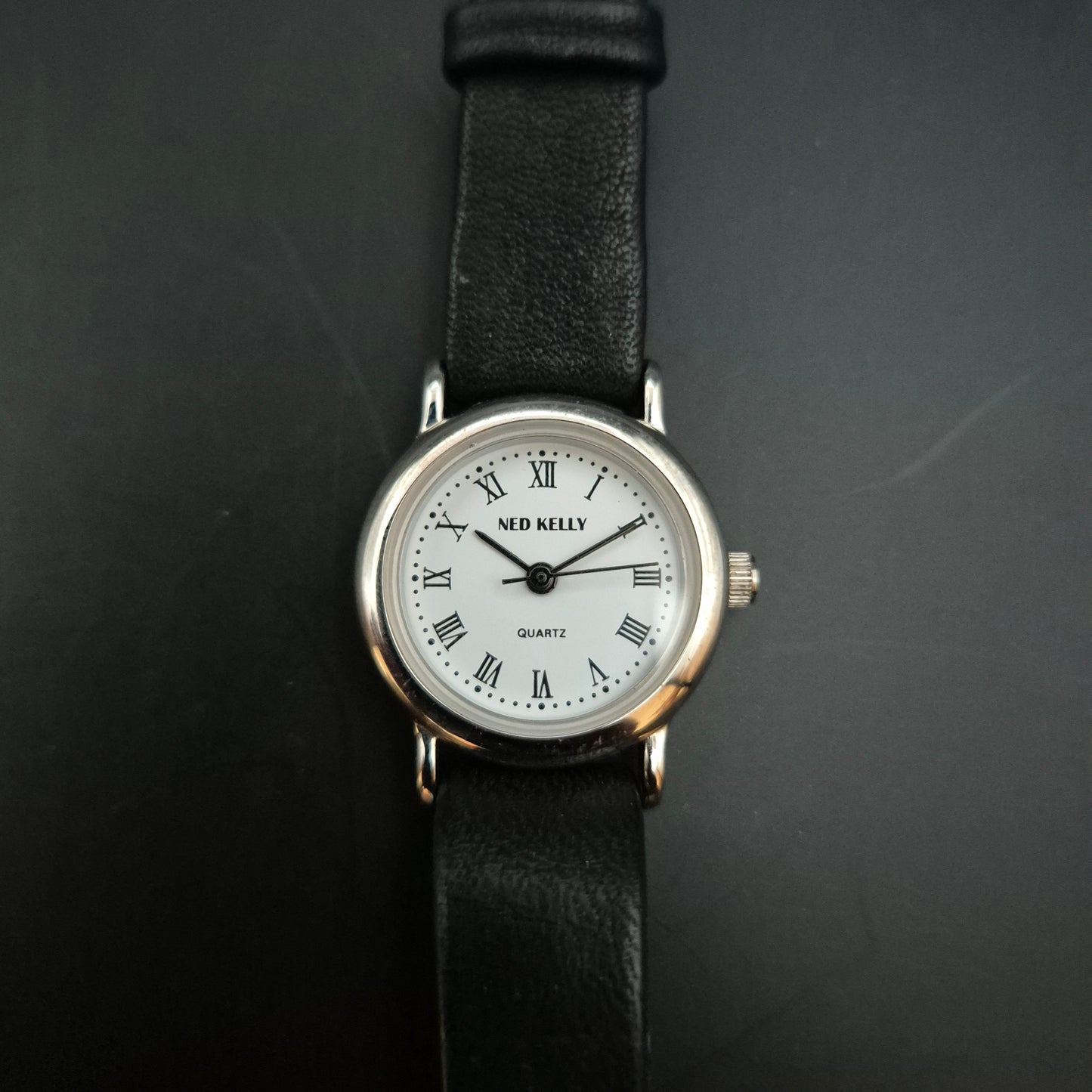 Klassische Ned Kelly Damen Uhr – Römisches Zifferblatt mit Lederarmband