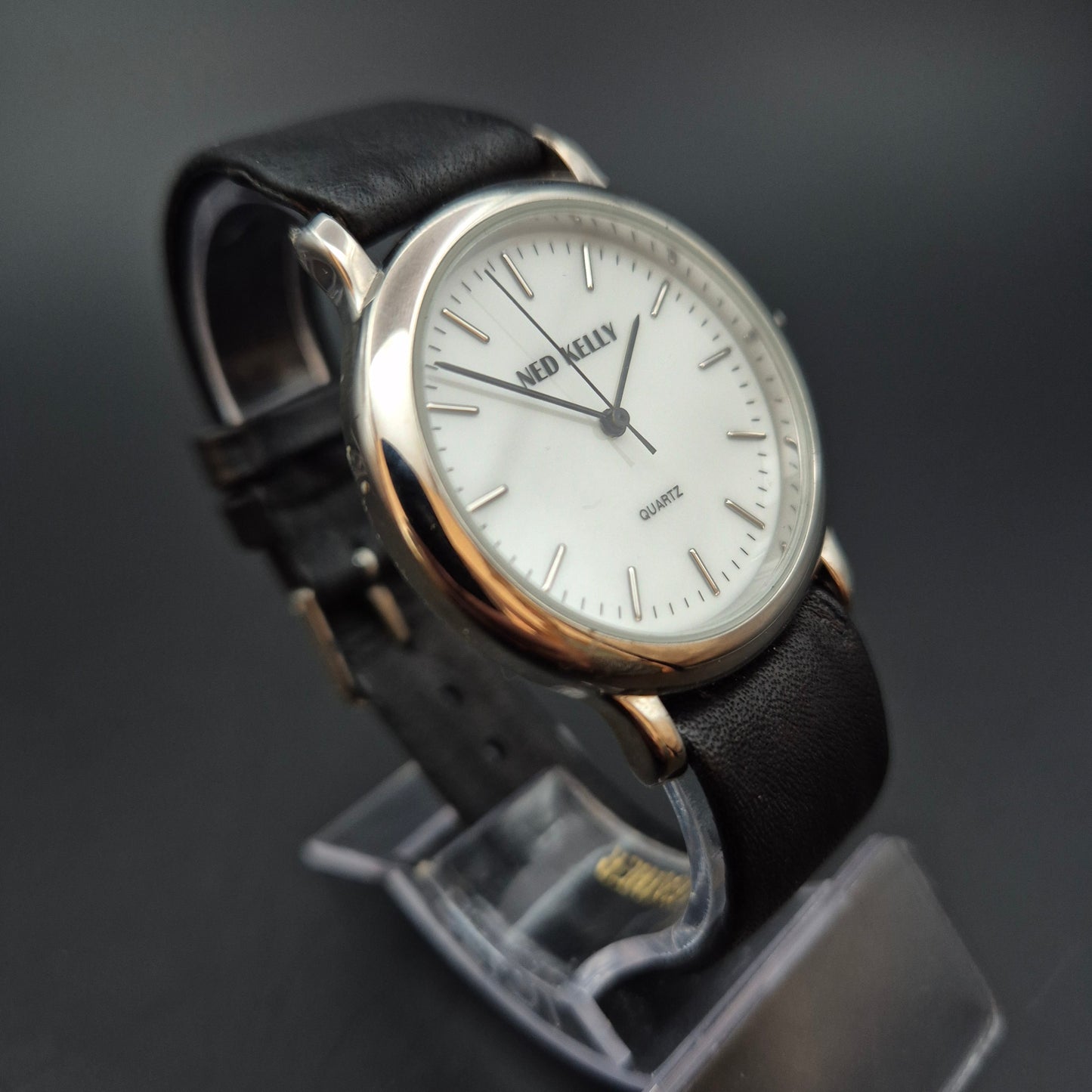 Schlichte Ned Kelly Herren Uhr – Minimalistisches Design mit Lederarmband