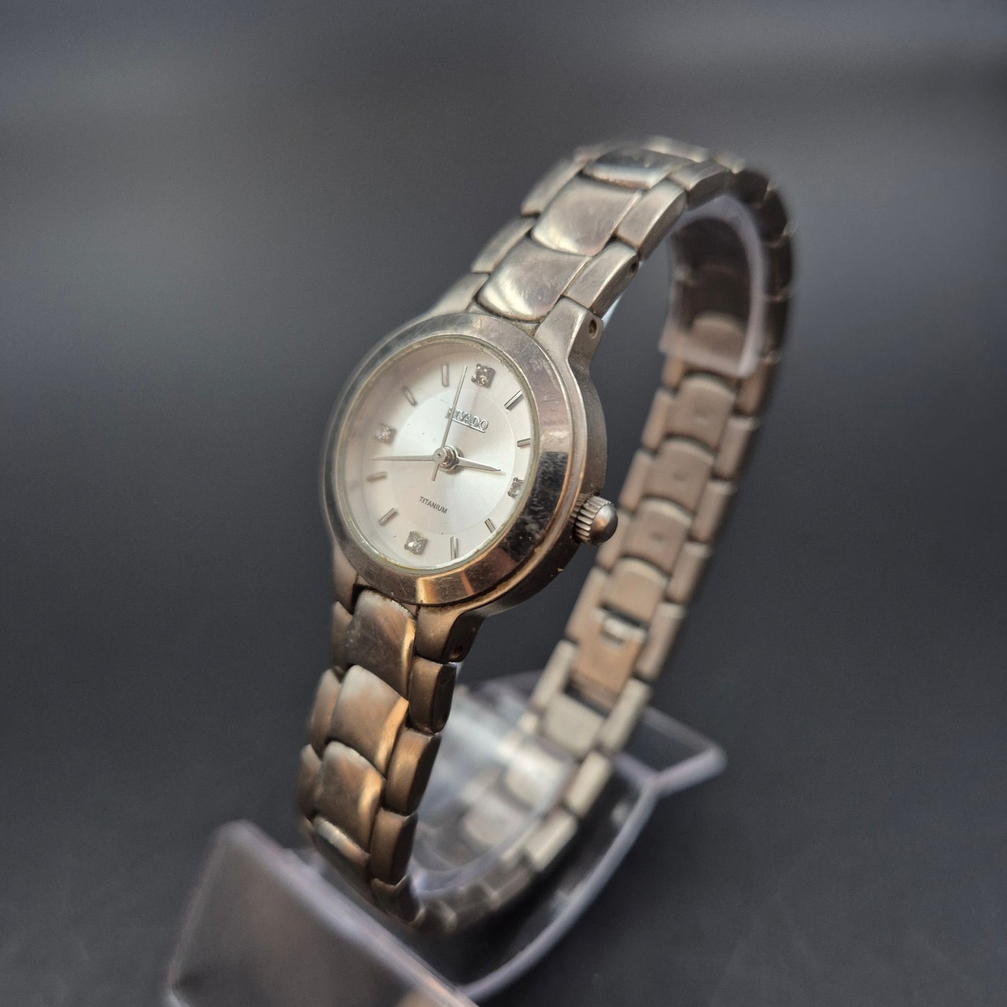 Rivado Damen Uhr – Quarz, Titan mit Strass-Akzenten