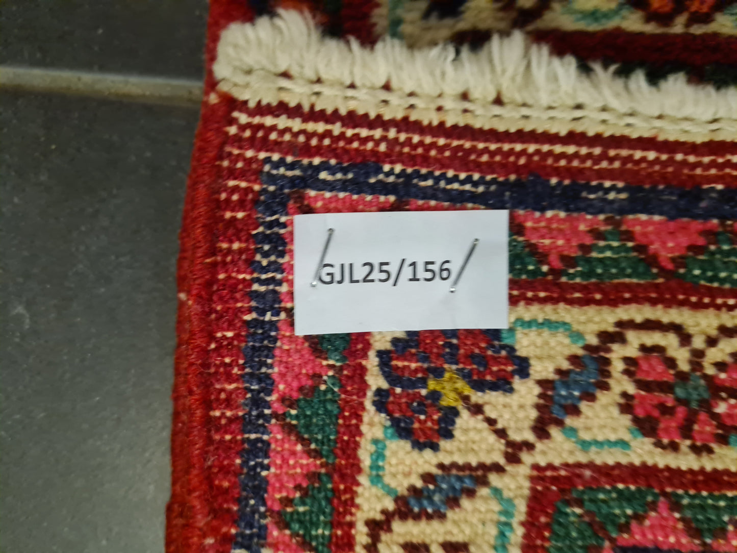 Perserteppich Orientteppich Handgeknüpfter Teppich Sarough 75x55cm