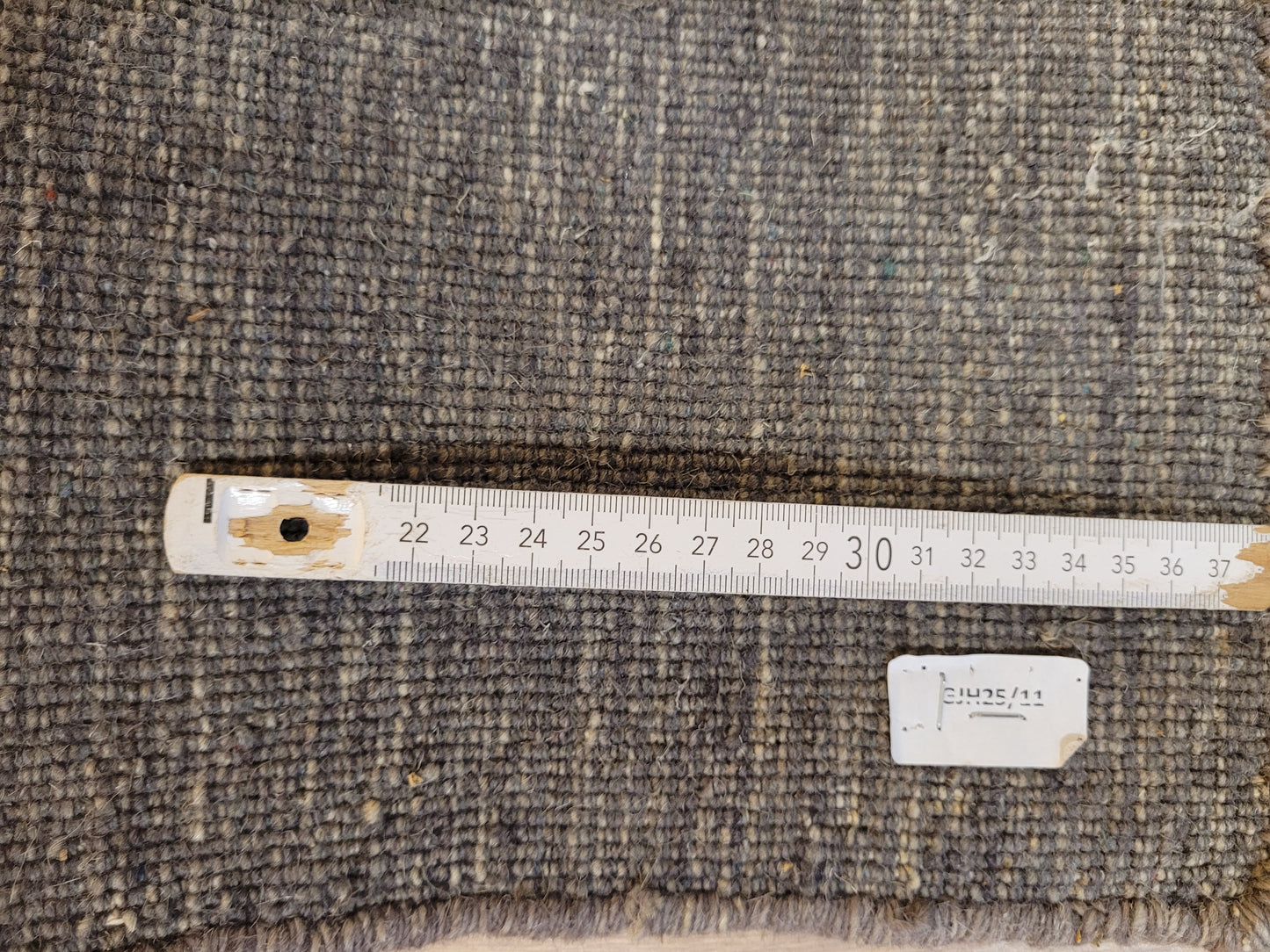 Gabbeh Teppich Schurwolle modernes Streifenmuster handgeknüpft