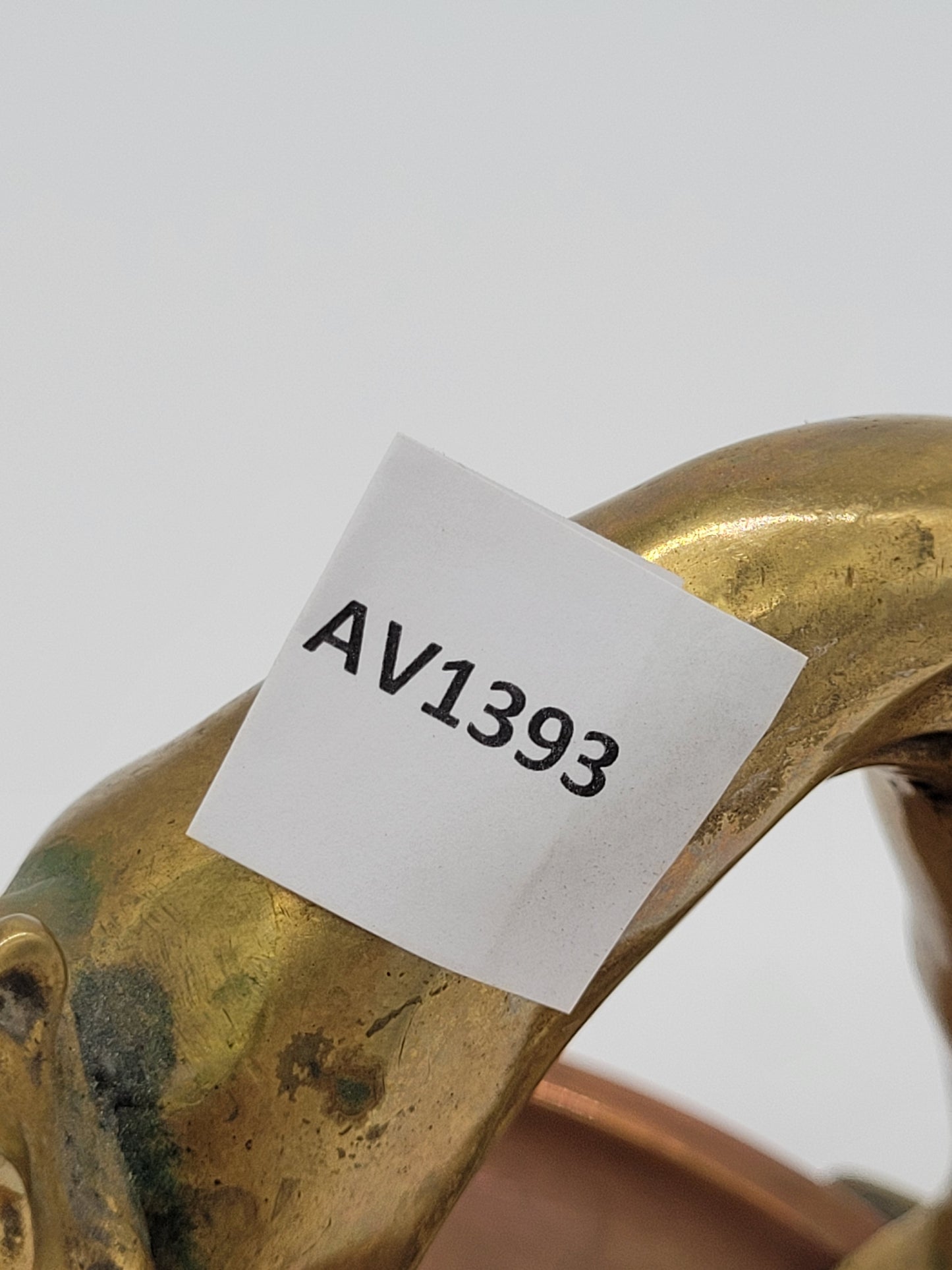 Kerzenständer Kerzenhalter Bronze Kupfer Figur eines Affen Vintage Dekoration