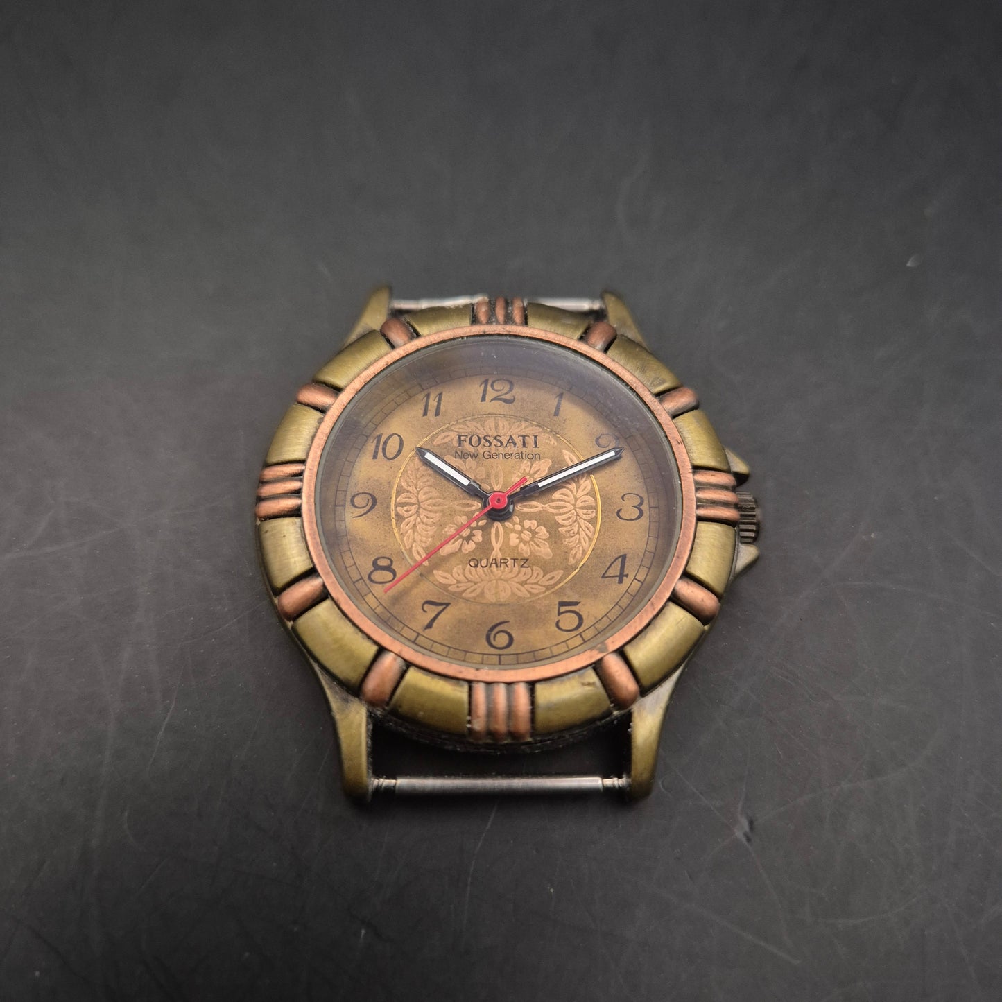 Fossati "New Generation" Herren Uhr – Antik-Look mit floralen Details